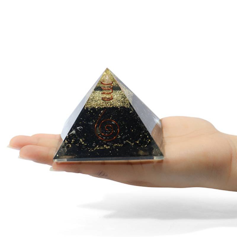 Black Tourmaline Orgone Pyramid 2 Black Tourmaline Orgone Pyramid