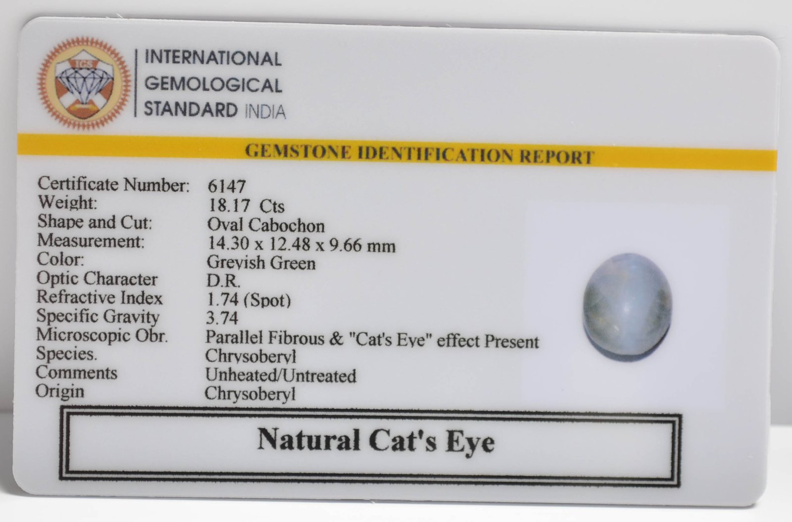 CE2849 2 CATS EYE 18.17 Ct.