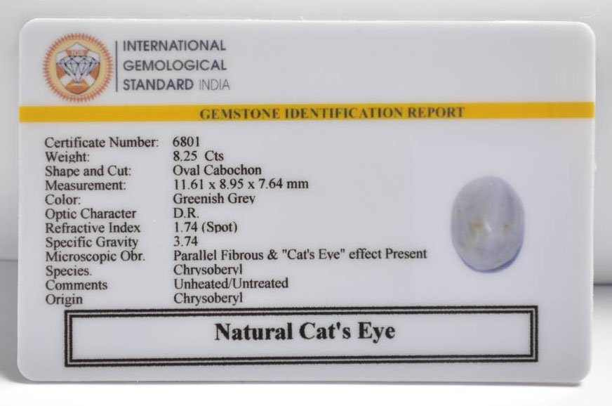 CE2859 2 CATS EYE 8.25 Ct.