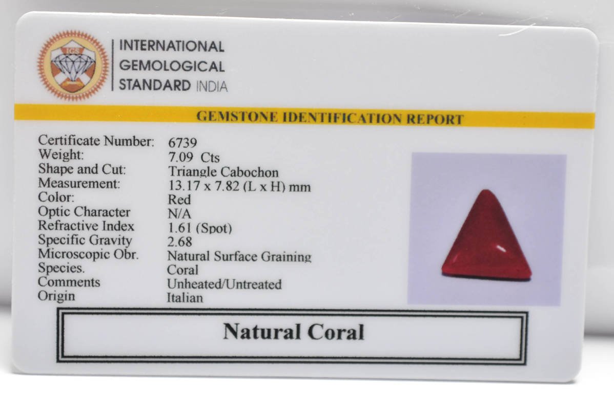 CRL6251 2 CORAL 7.09 Ct.