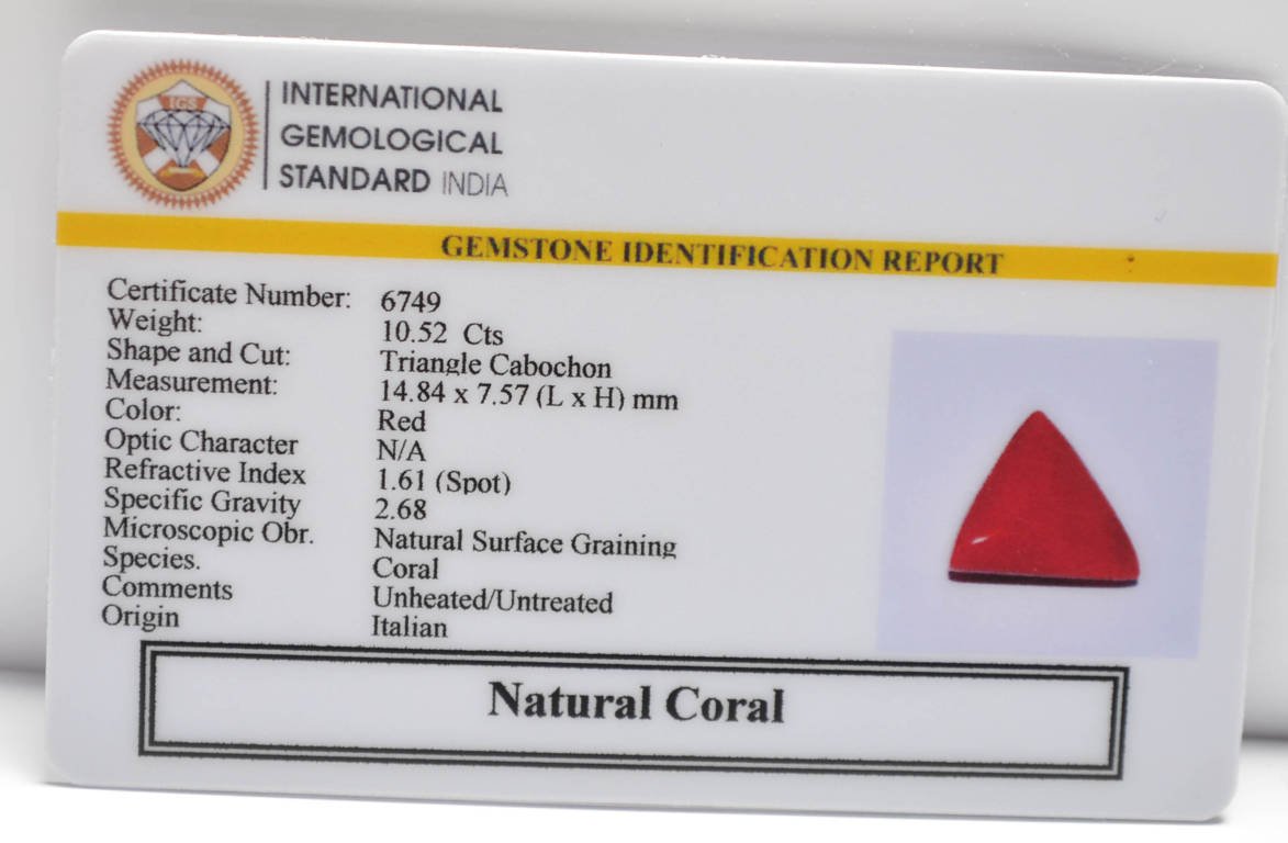 CRL6259 2 CORAL 10.52 Ct.