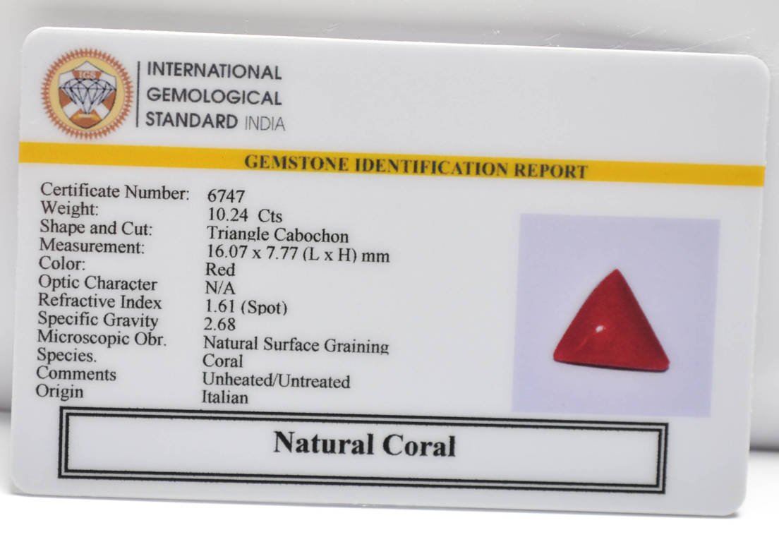 CRLG6209 2 CORAL 10.24 Ct.