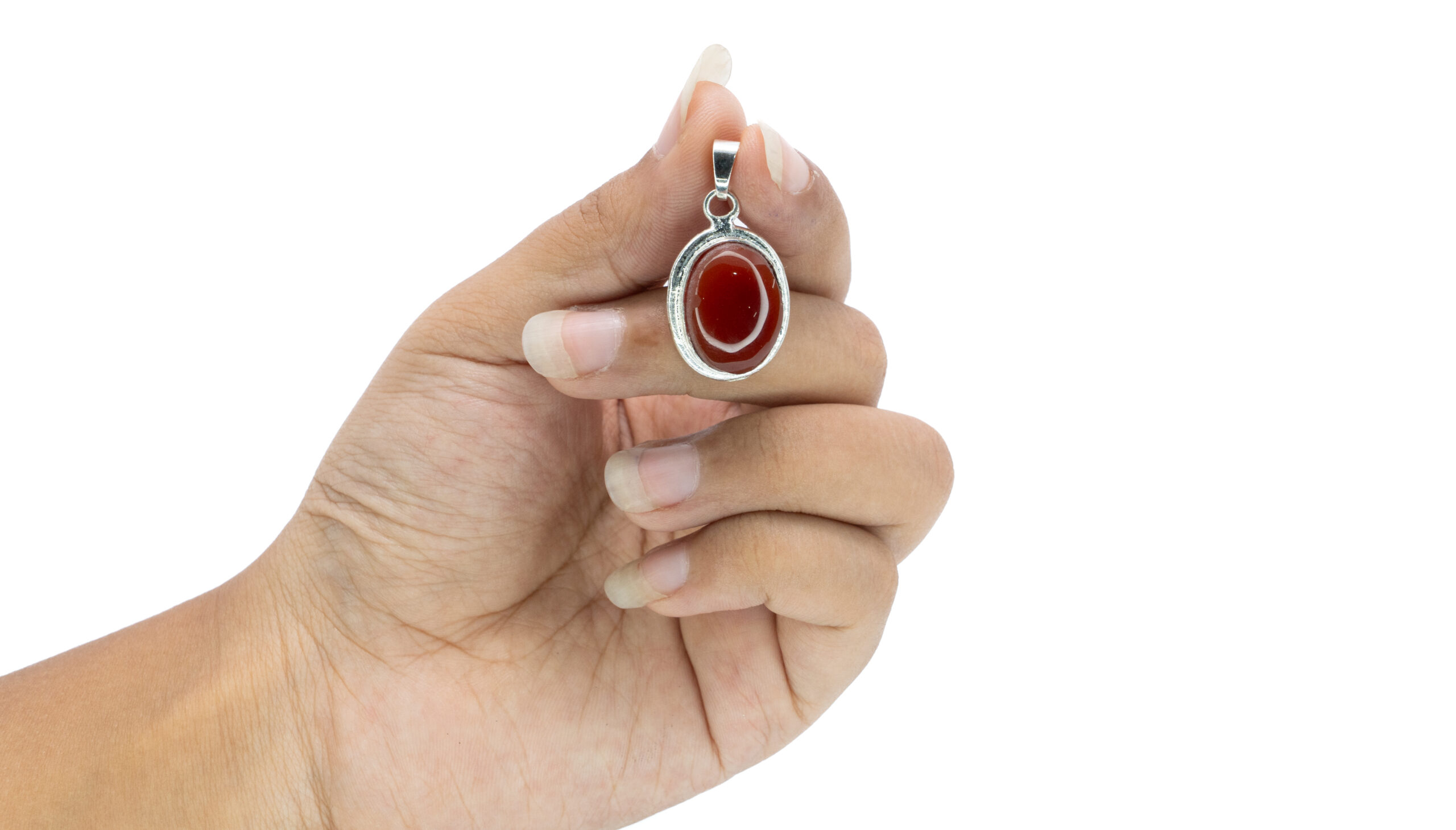 Carnelian 2 scaled Carnelian Pendant