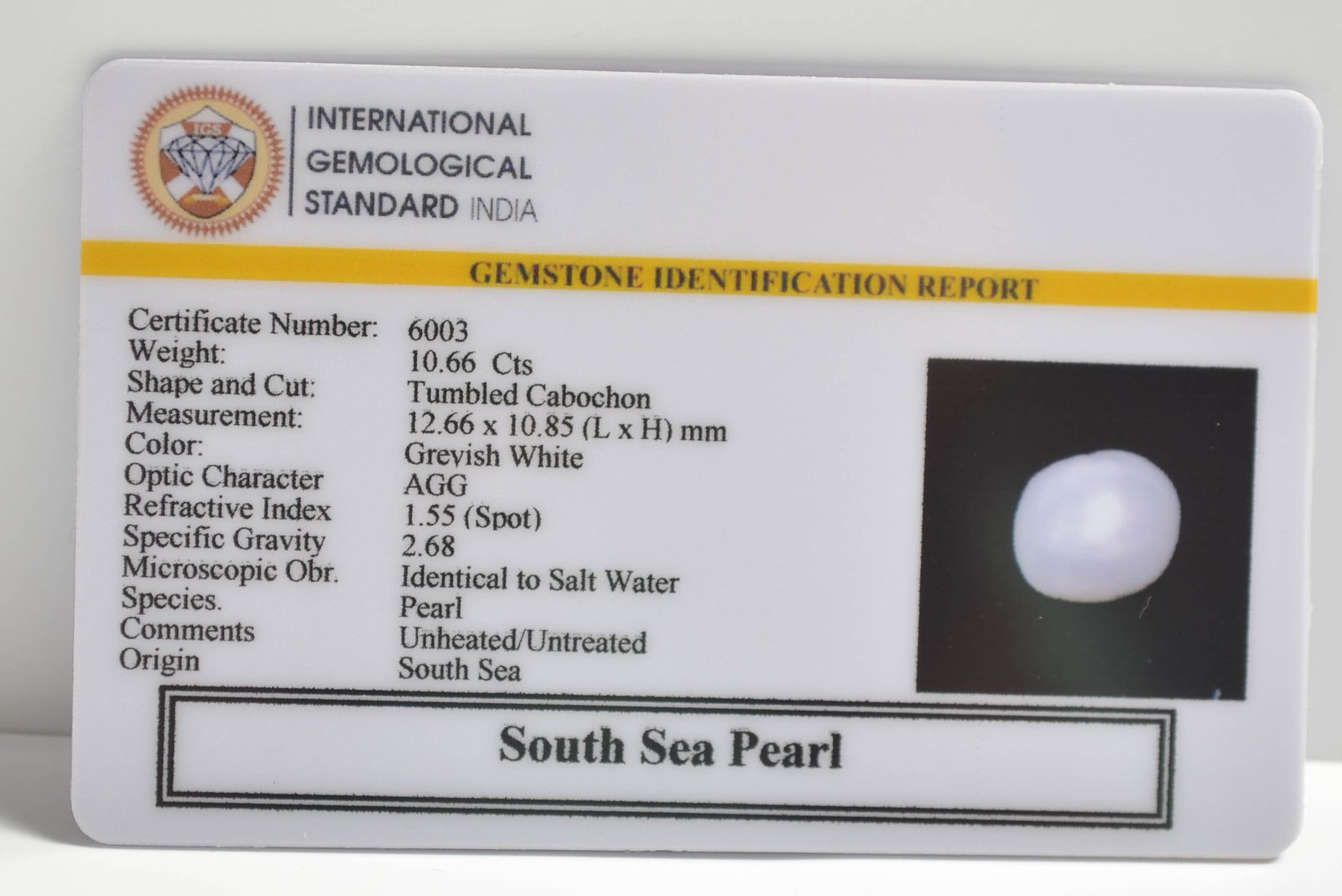 DSP3005 2 1 SOUTH SEA PEARL 10.66 Ct.