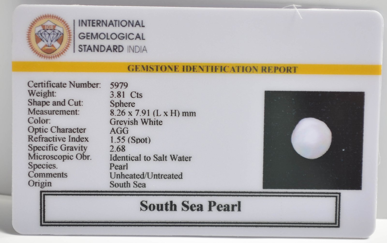 DSPG2858 2 1 SOUTH SEA PEARL 3.81 Ct.