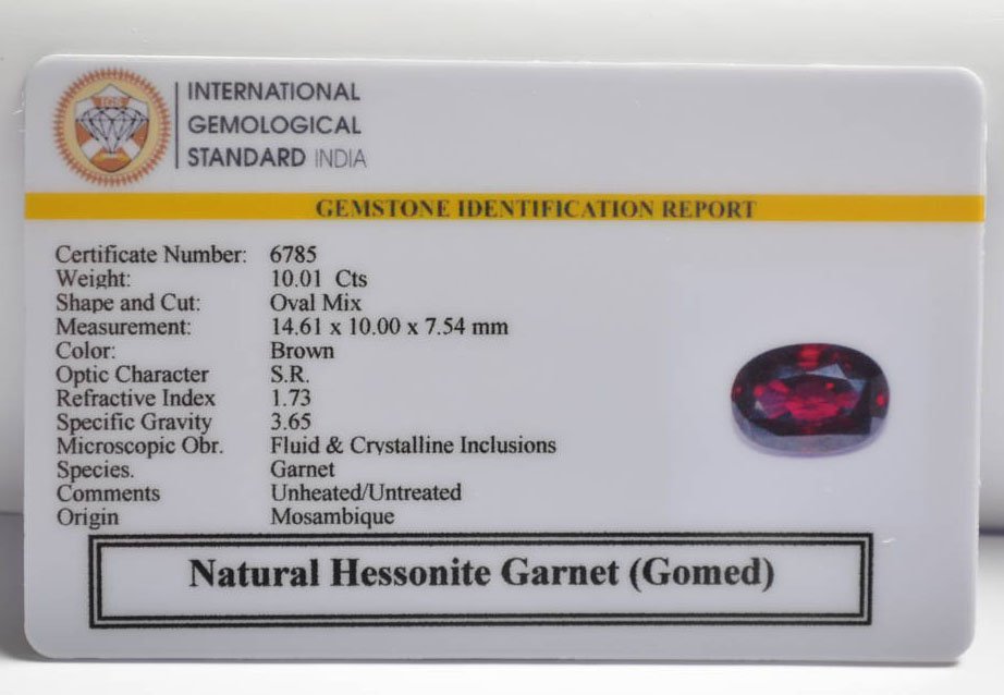 GRN199 2 GARNET 10.01 Ct.