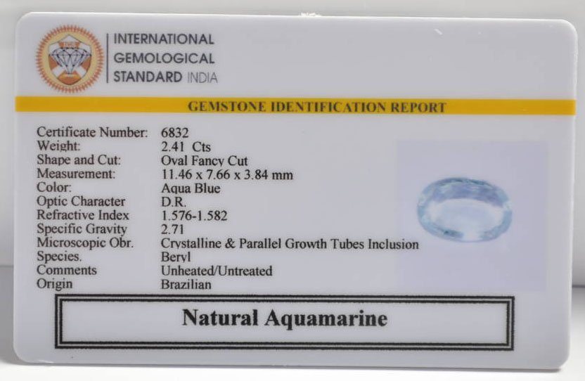 NAQ800 2 AQUAMARINE 2.41 Ct.