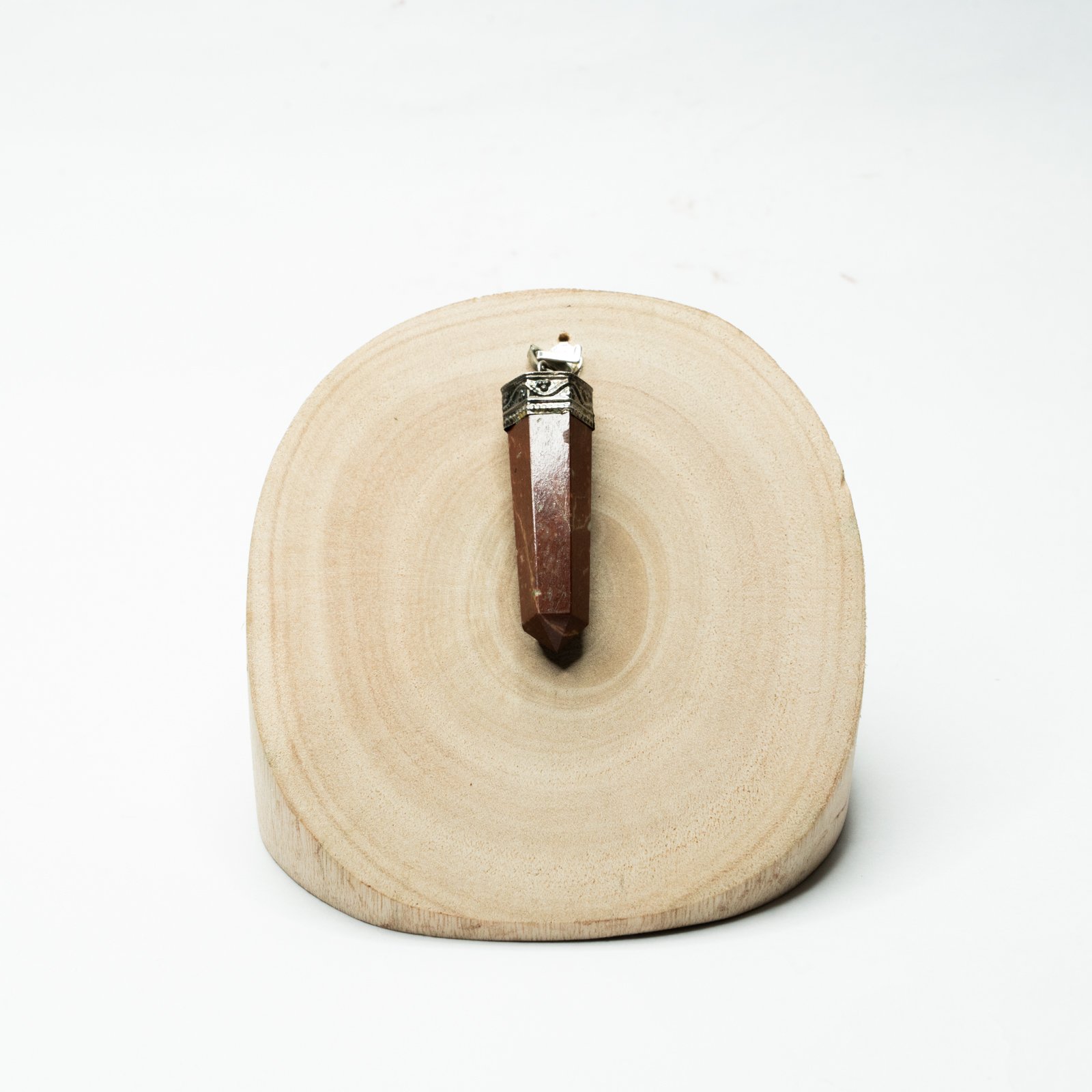 PNCLP02 FX 2 Red Jasper Pencil Pendant