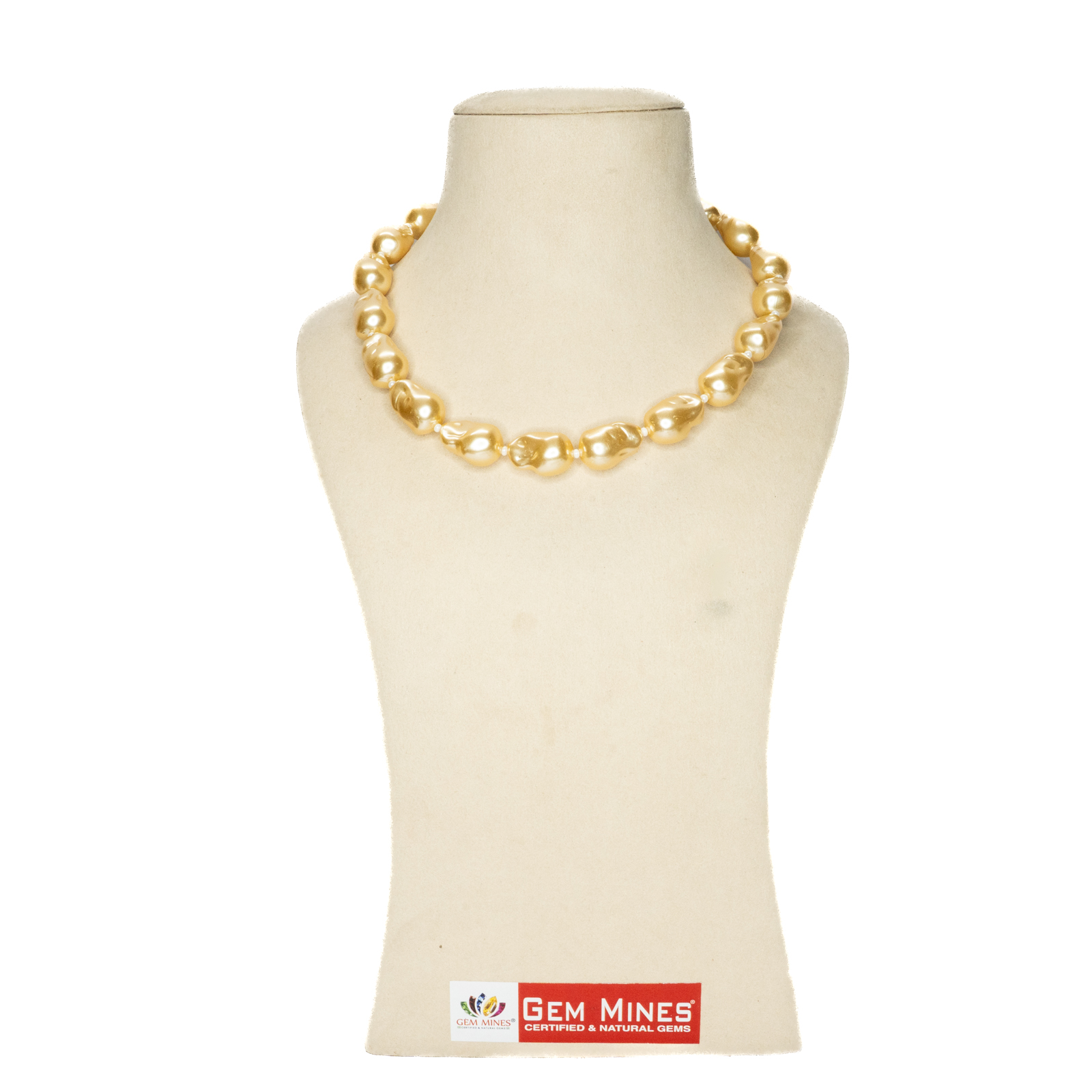 Yellow Shell Pearl Mala 4 Pearl mala C Yellow Shell Pearl Mala