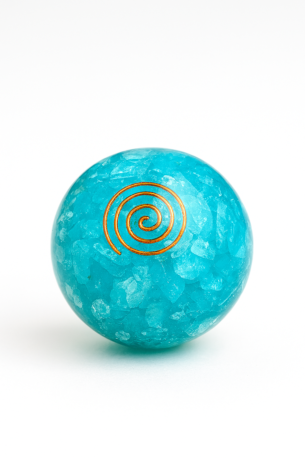 Turquoise Reiki Orgone Sphere