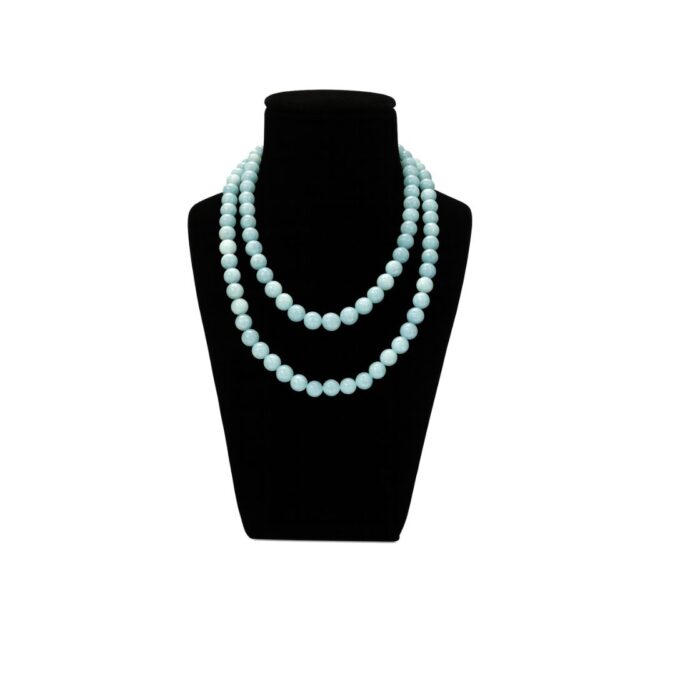 aqjap mala Aquamarine Jaap Mala (Thick)