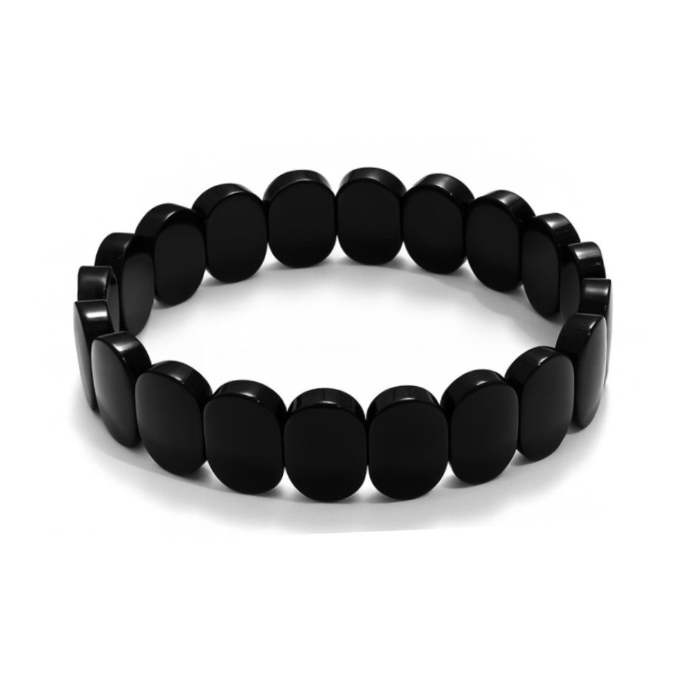 Black Tourmaline Oval Bracelet