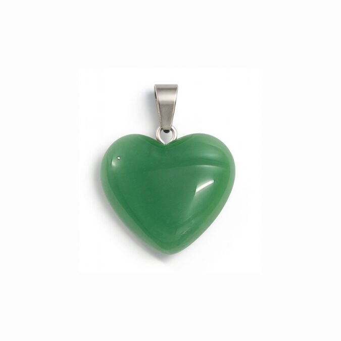 ht Green Aventurine Heart Pendant