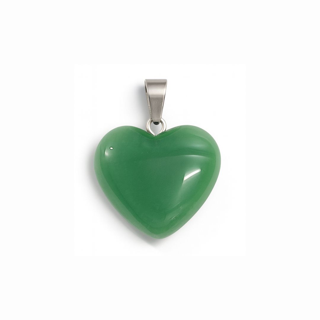 Green Aventurine Heart Pendant