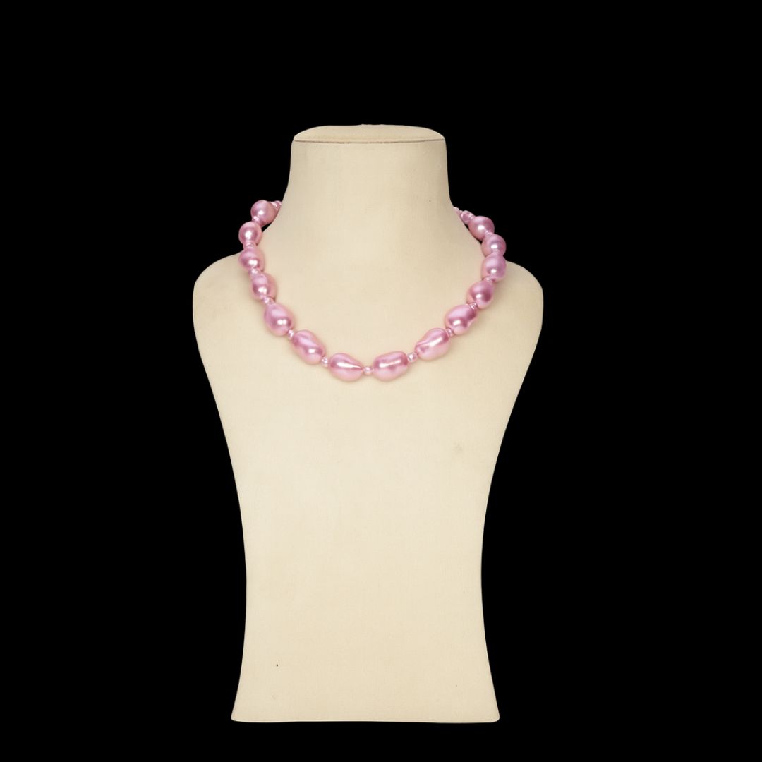 Pink Shell Pearl Mala