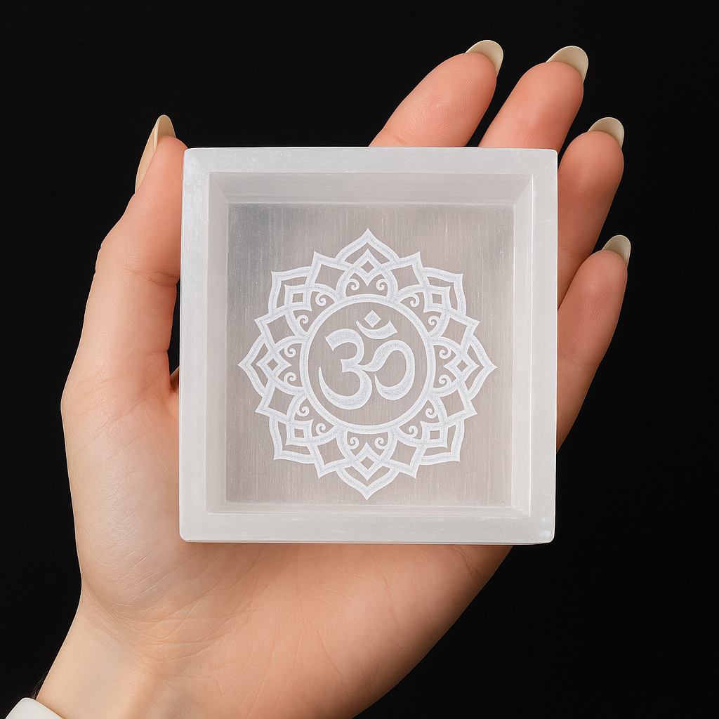 s3 OM Selenite Cube