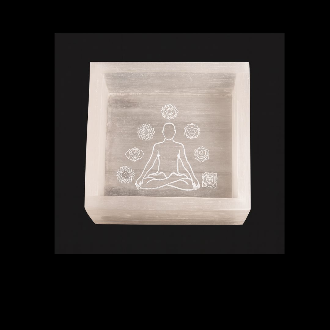 Chakra Alignment Selenite Tray