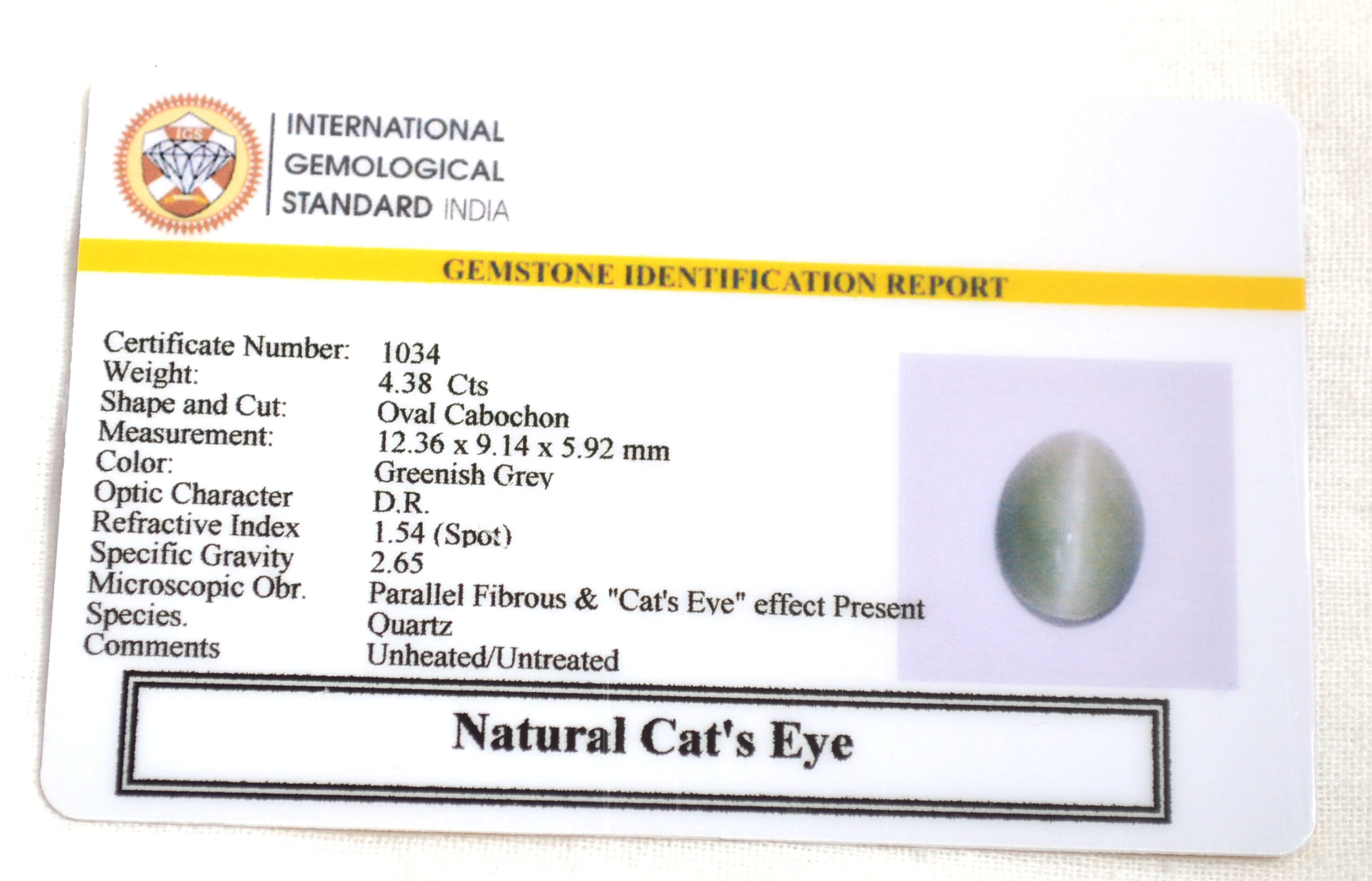 CE2734 2 1 scaled CATS EYE 4.38 Ct.