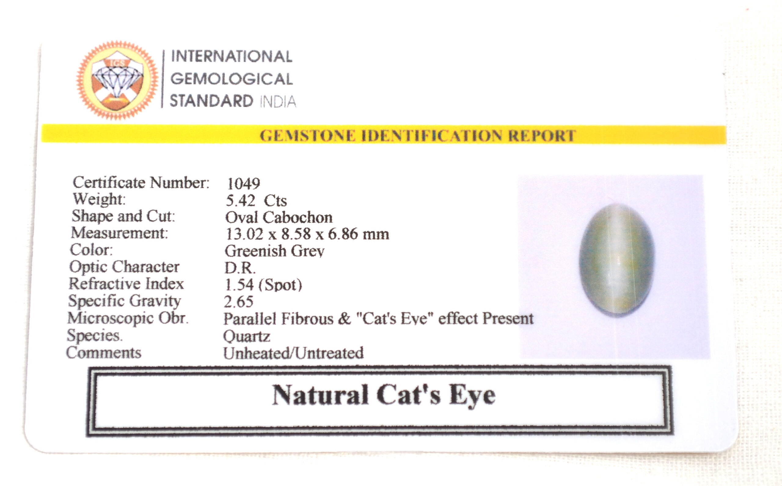 CE2746 2 2 scaled CATS EYE 5.42 Ct.