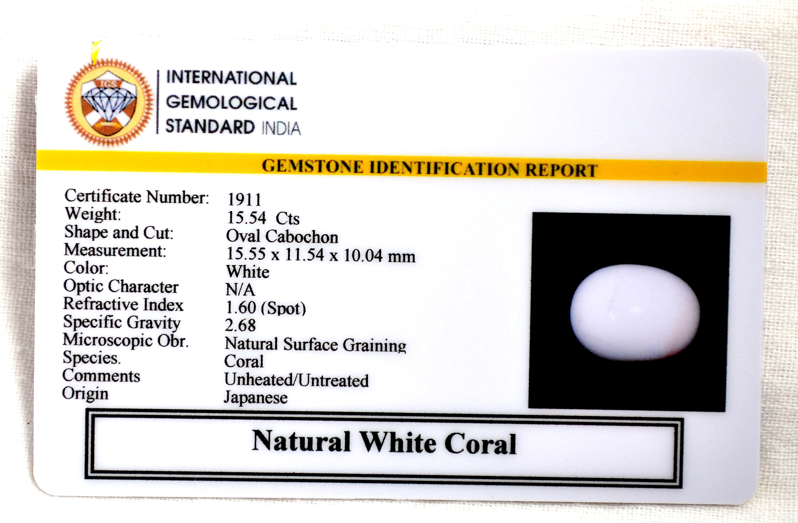 CORAL 15.54 Ct. 3 CRL6074 2 CORAL 15.54 Ct.