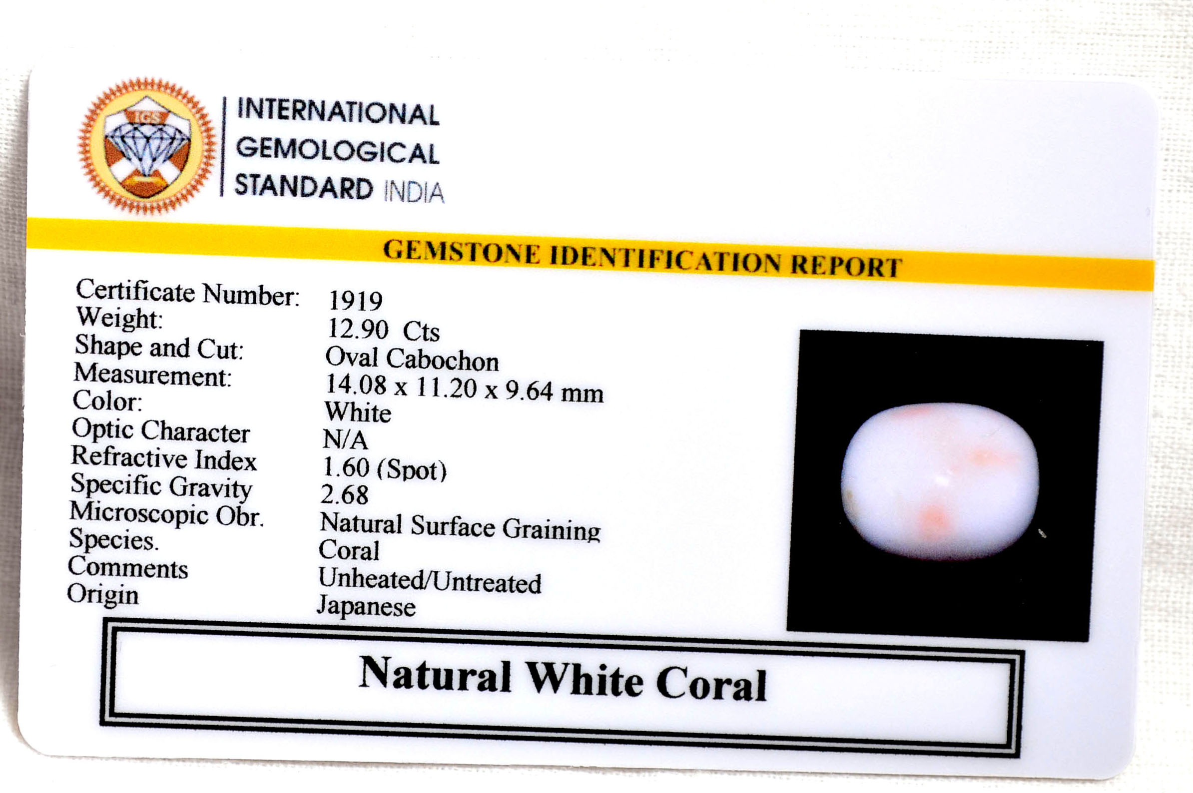 CORAL 12.9 Ct. 3 CRL6080 2 CORAL 12.9 Ct.