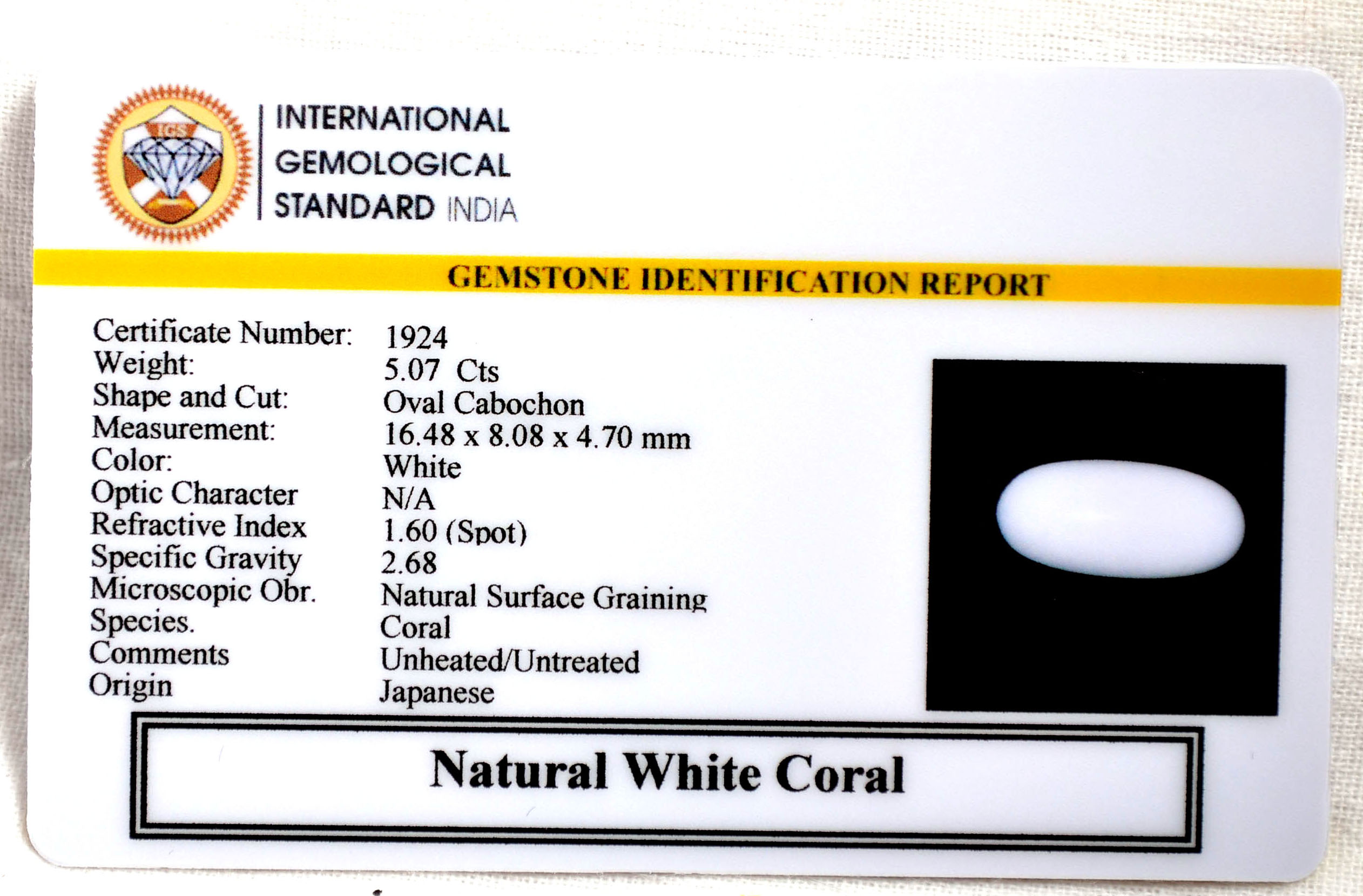 CRL6084 2 CORAL 5.07 Ct.