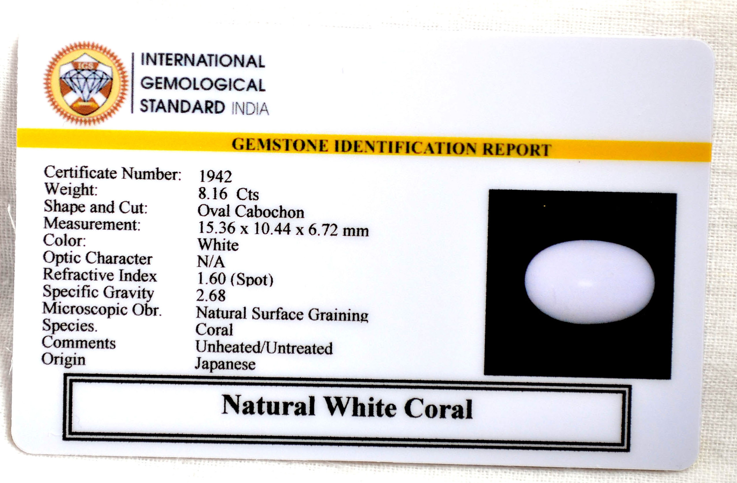 CORAL 8.16 Ct. 3 CRL6098 2 CORAL 8.16 Ct.