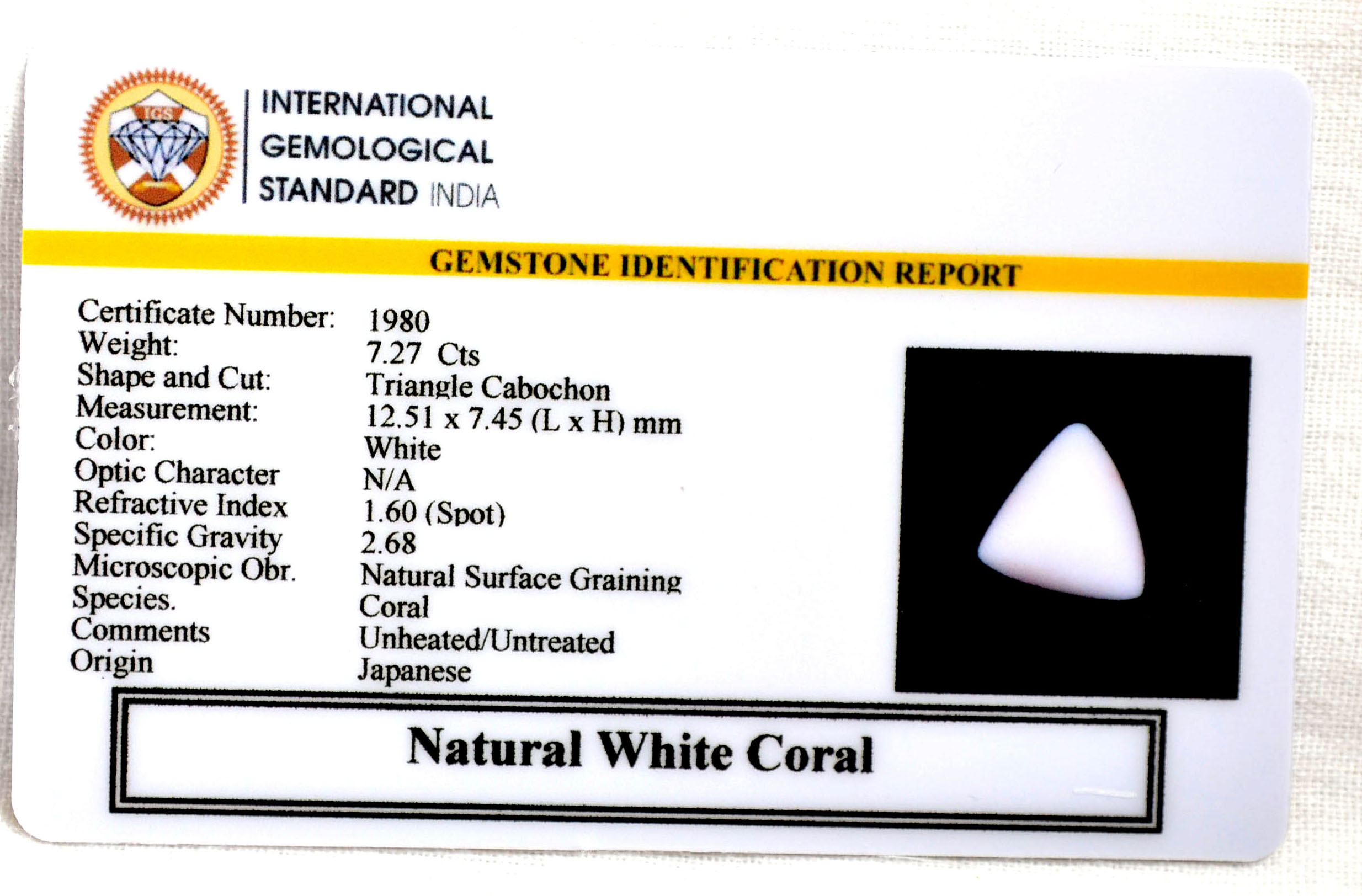 CRL6124 2 CORAL 7.27 Ct.