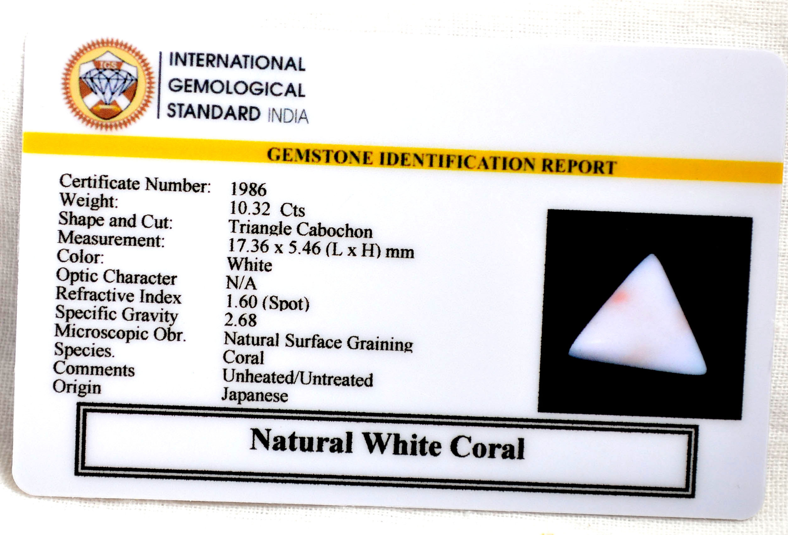 CRL6130 2 CORAL 10.32 Ct.