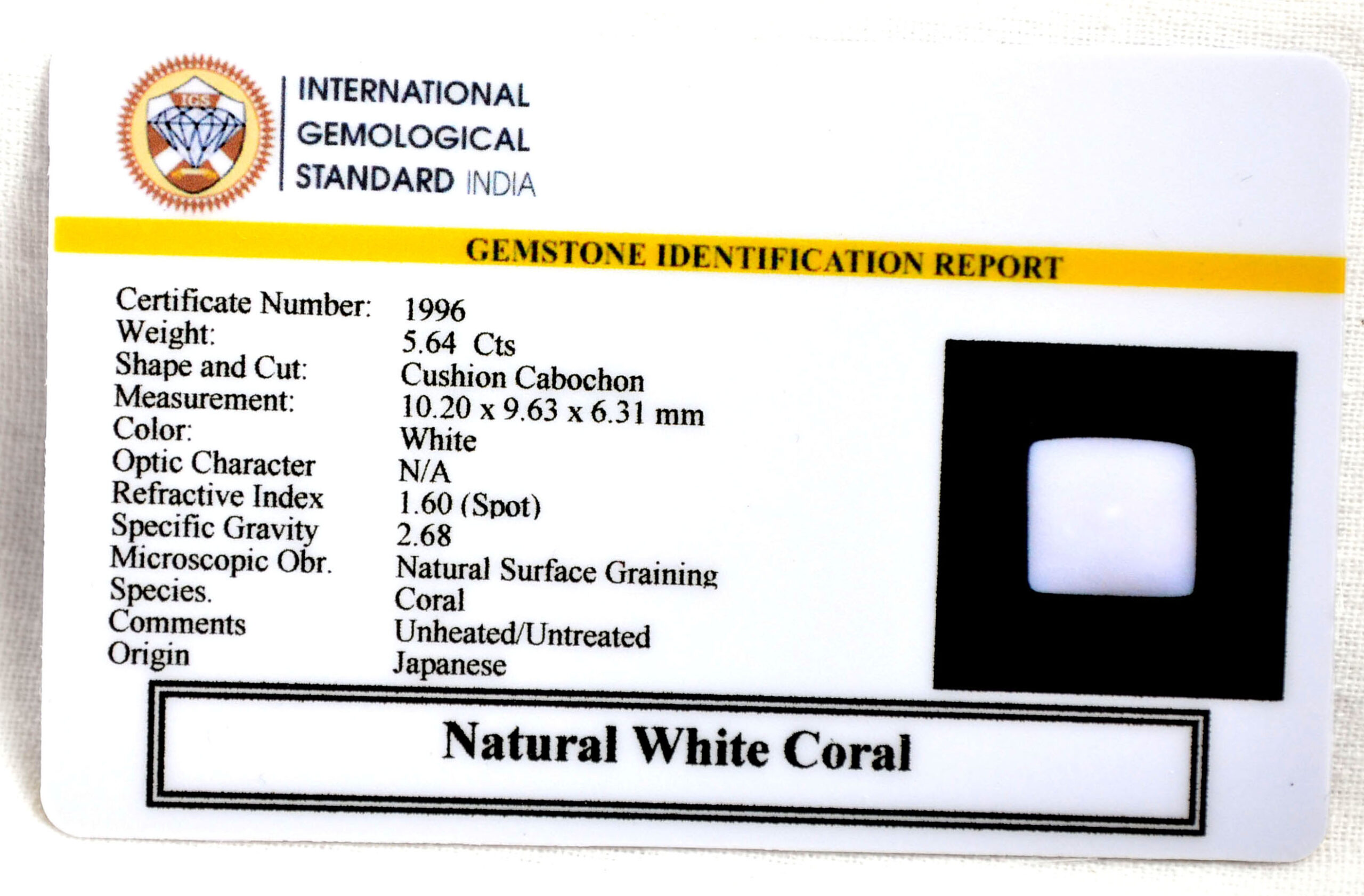 CRL6139 2 2 scaled CORAL 5.64 Ct.