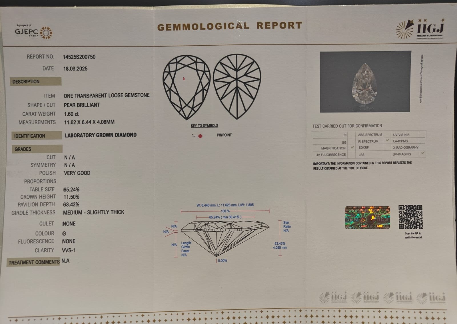 CV87 2 CVD 1.6 Ct.