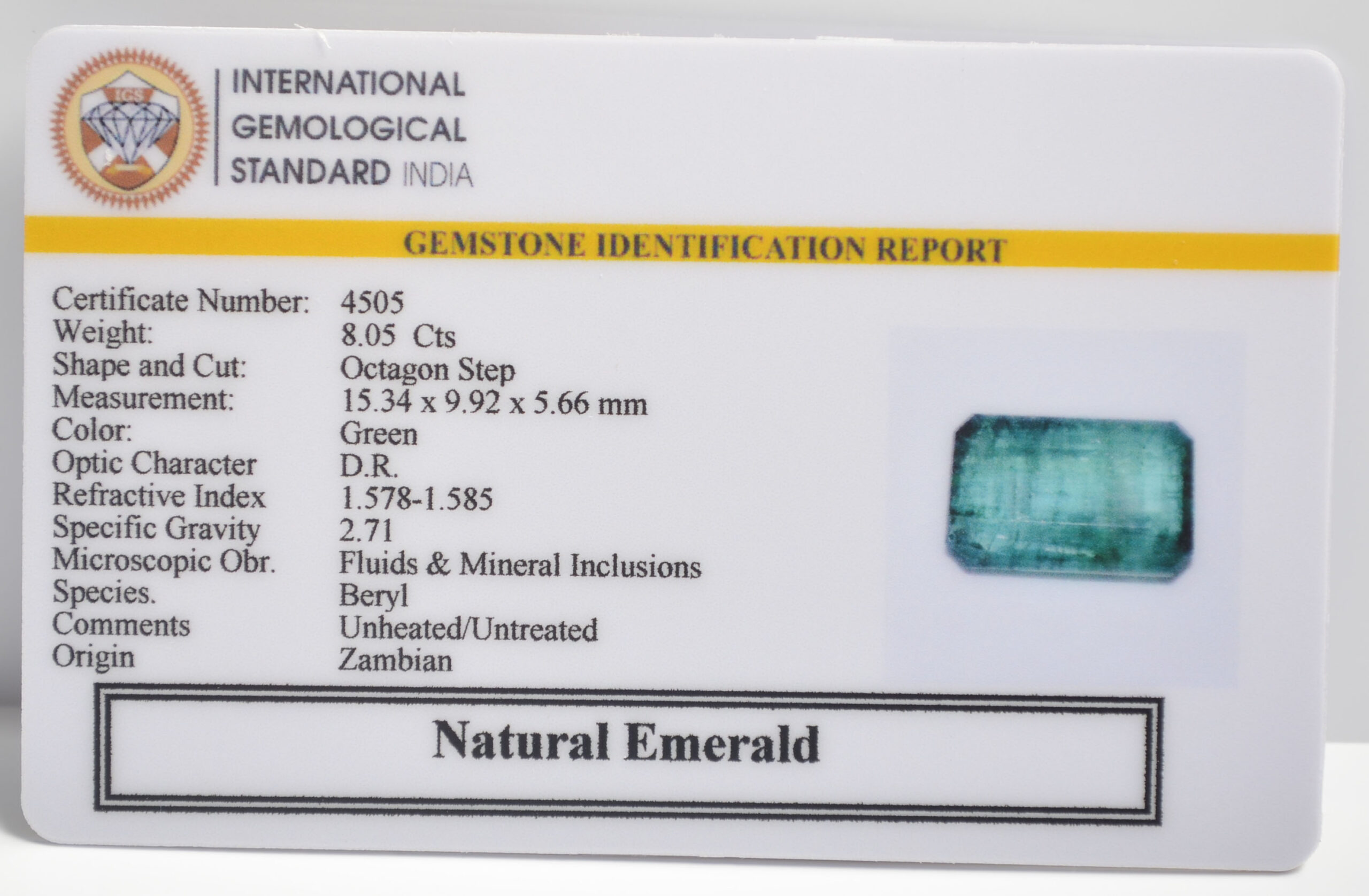 EMRD21864 2 1 scaled EMERALD 8.05 Ct.