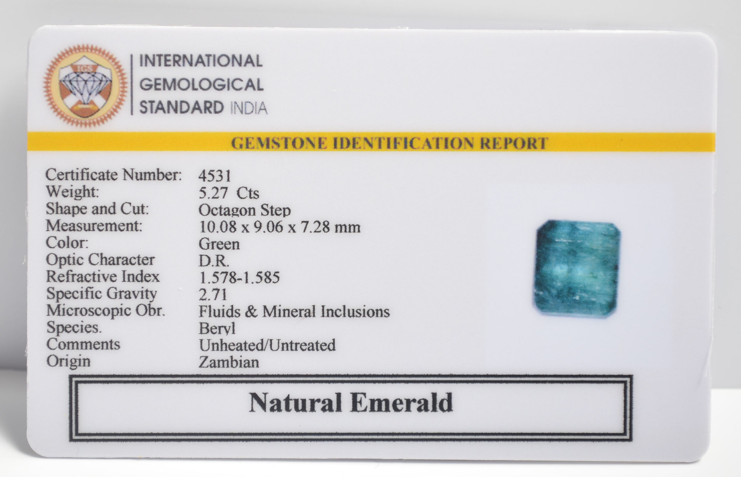 EMRD21884 2 1 scaled EMERALD 5.27 Ct.