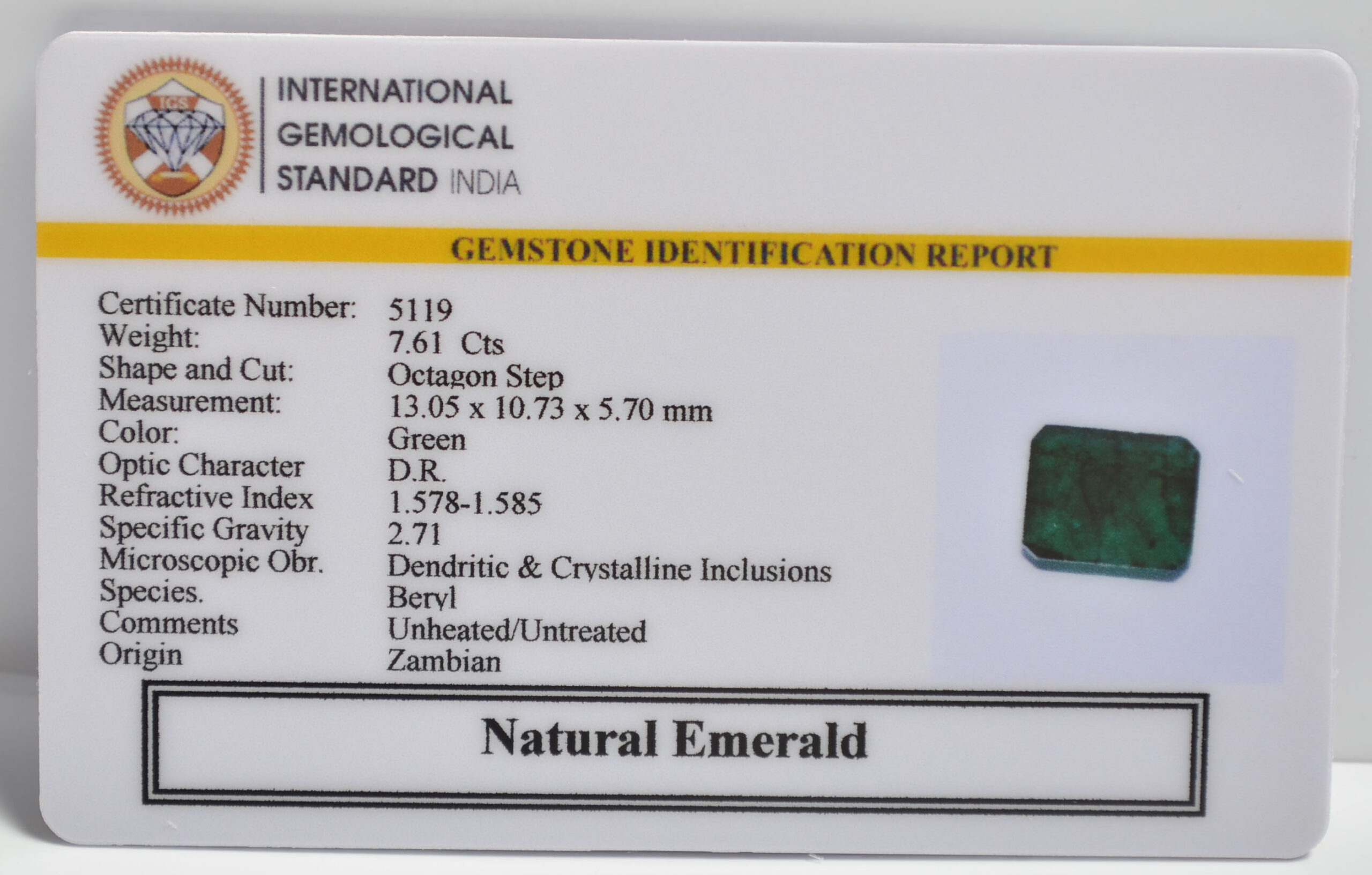 EMRD21911 2 1 scaled EMERALD 7.61 Ct.