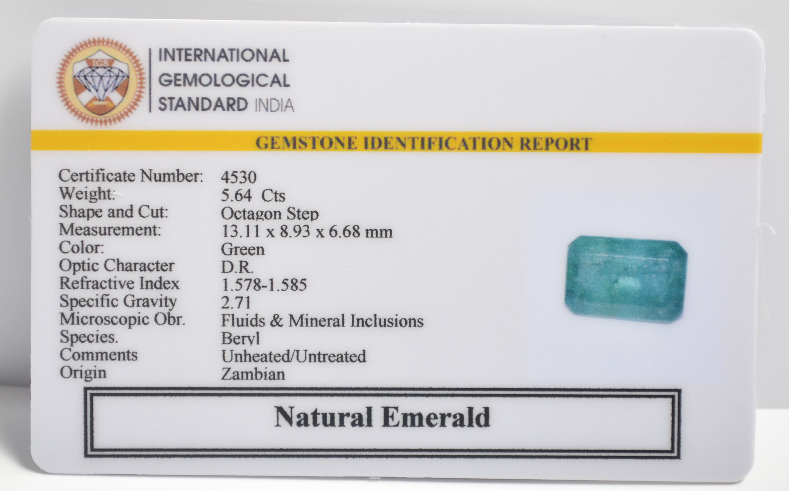 EMRG20656 2 1 scaled EMERALD 5.64 Ct.