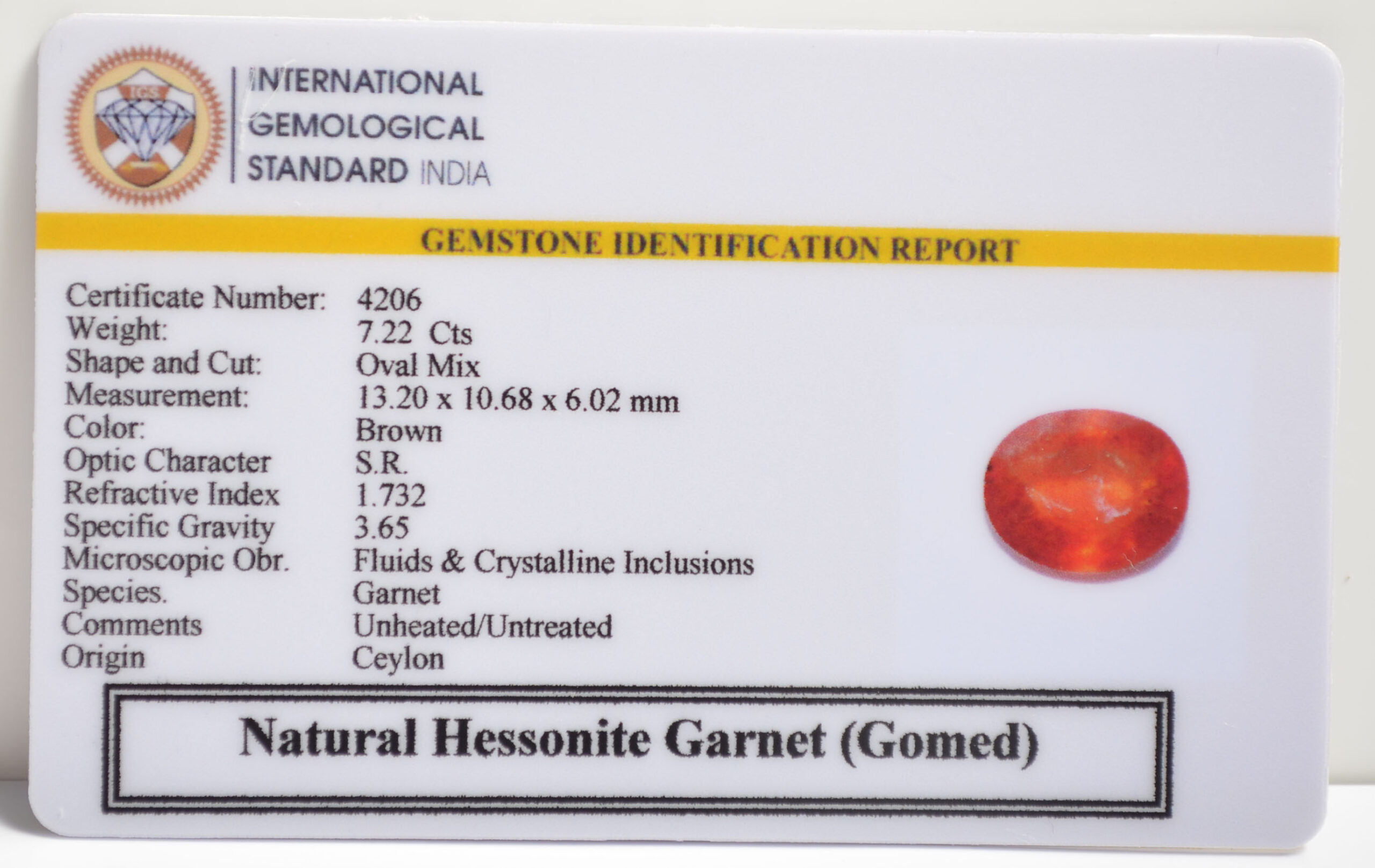 GMD7141 2 1 scaled HESSONITE GOMED 7.22 Ct.