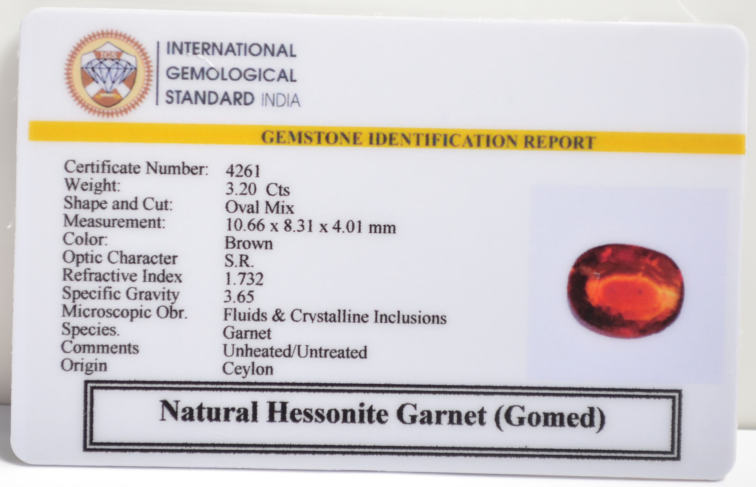 GMD7186 2 1 scaled HESSONITE GOMED 3.2 Ct.