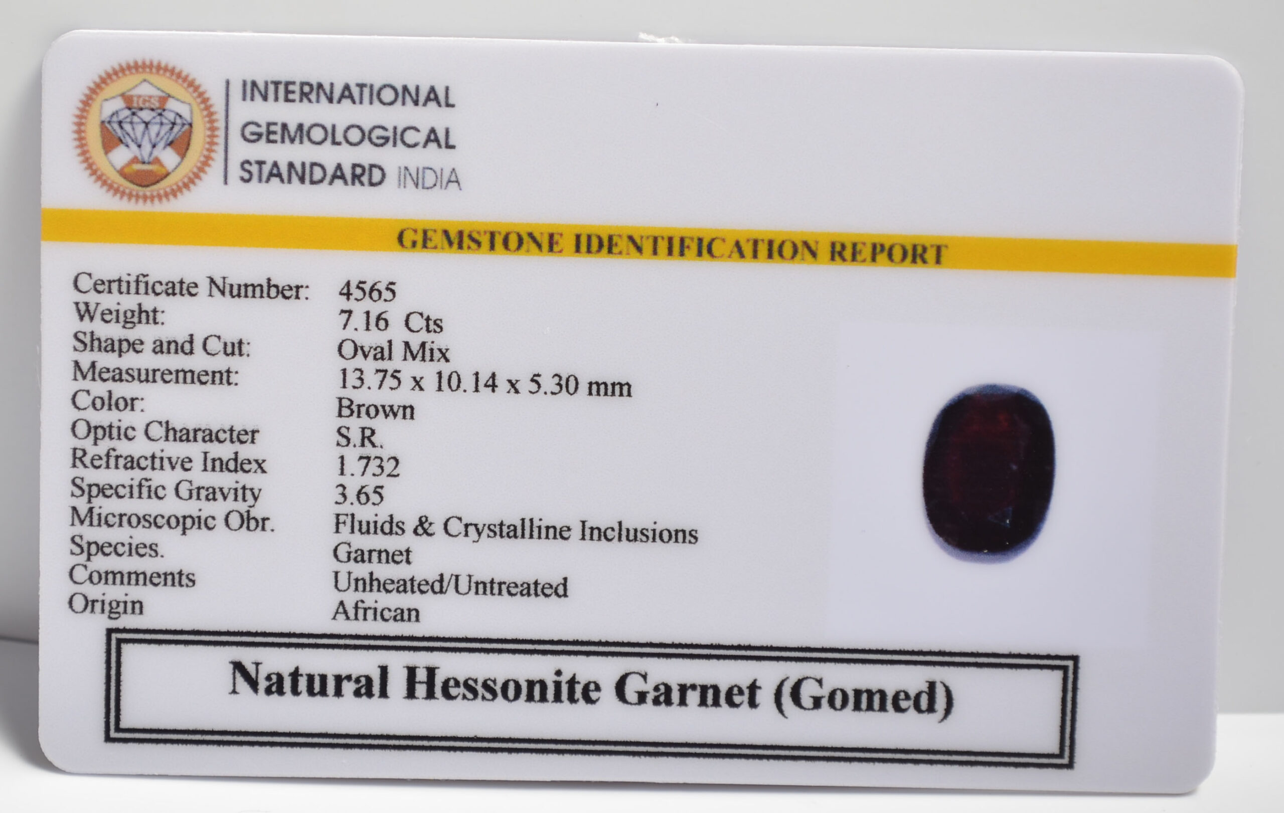 GMD7206 2 1 scaled HESSONITE GOMED 7.16 Ct.