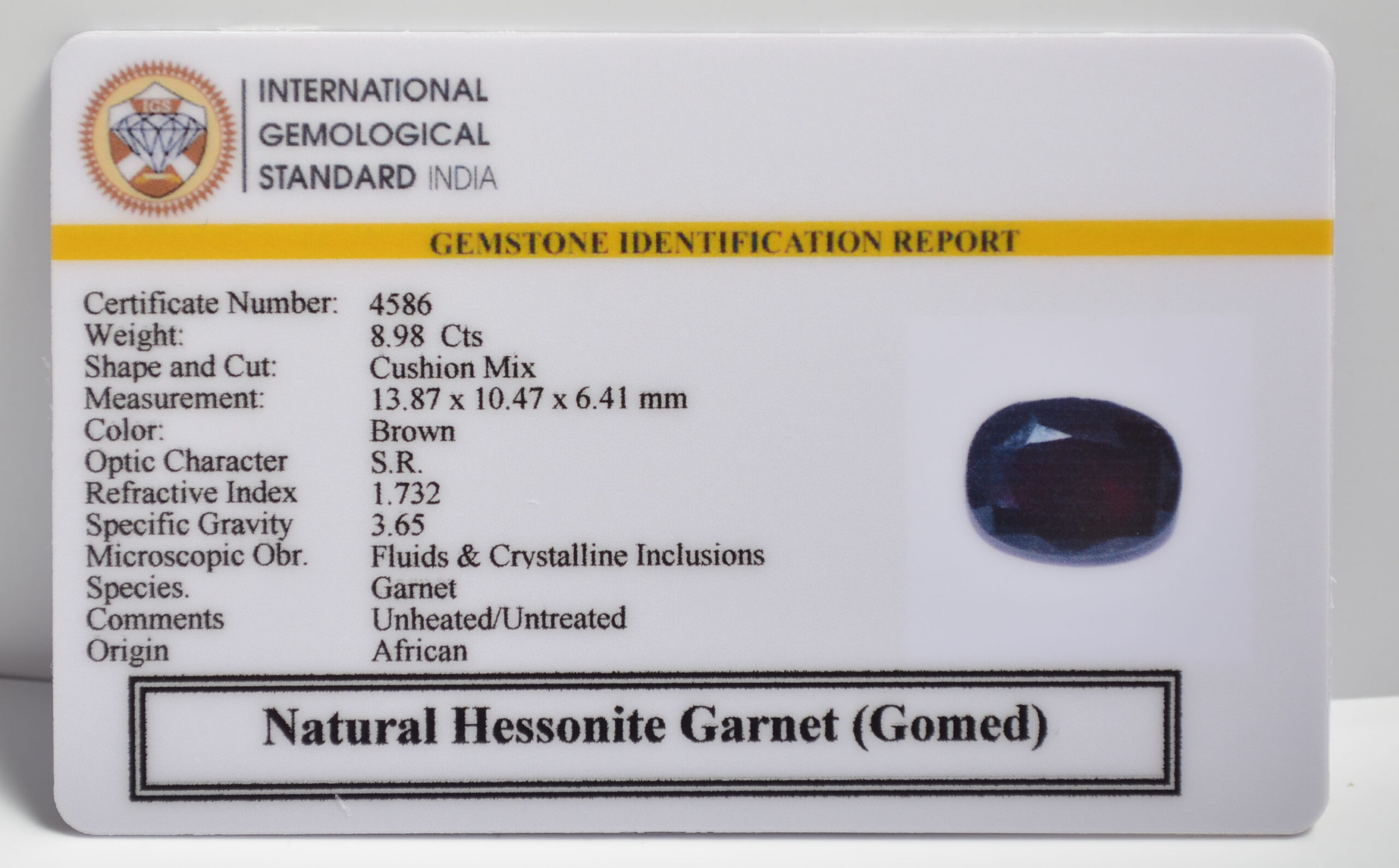 GMD7221 2 1 scaled HESSONITE GOMED 8.98 Ct.