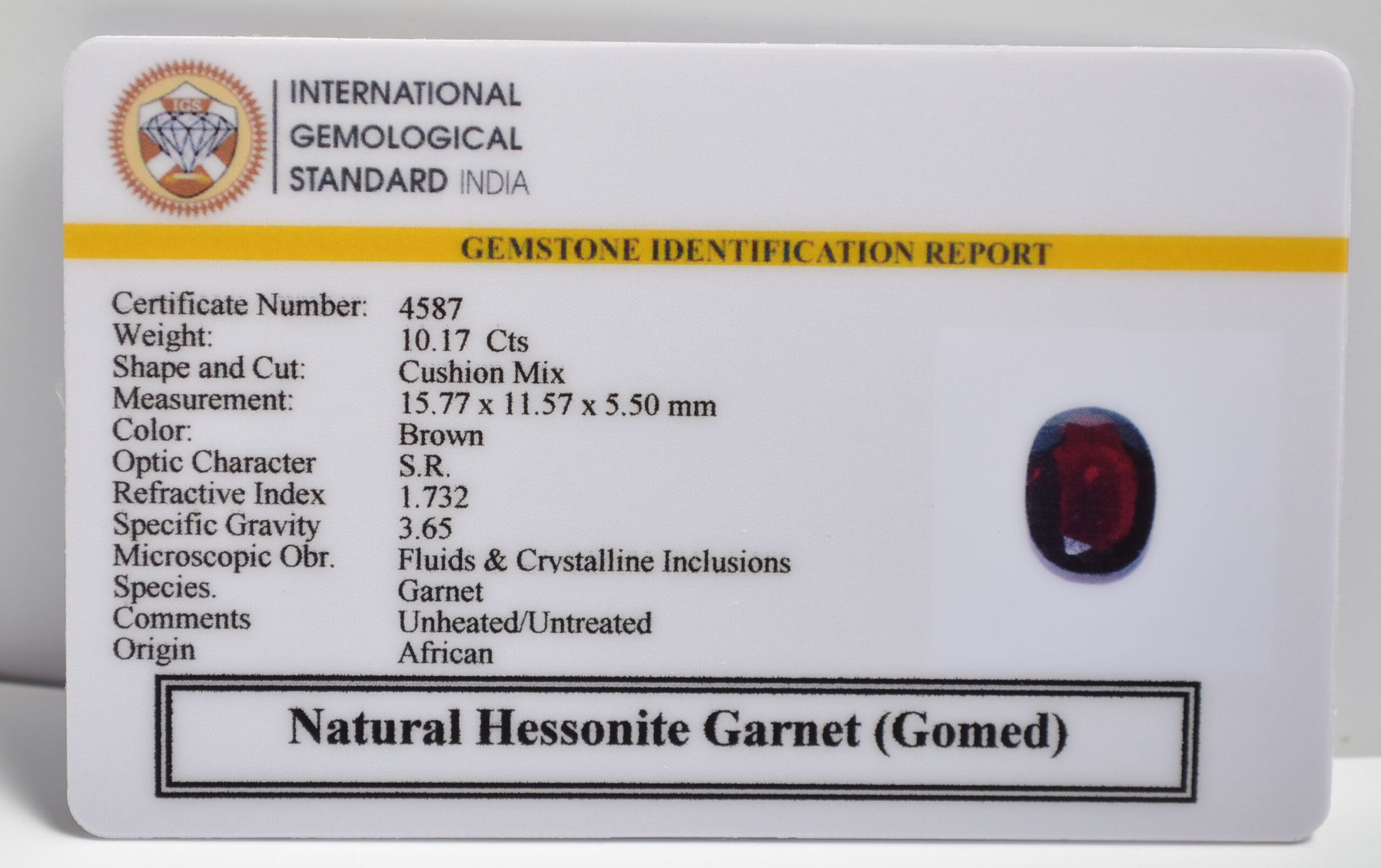 GMD7222 2 1 scaled HESSONITE GOMED 10.17 Ct.