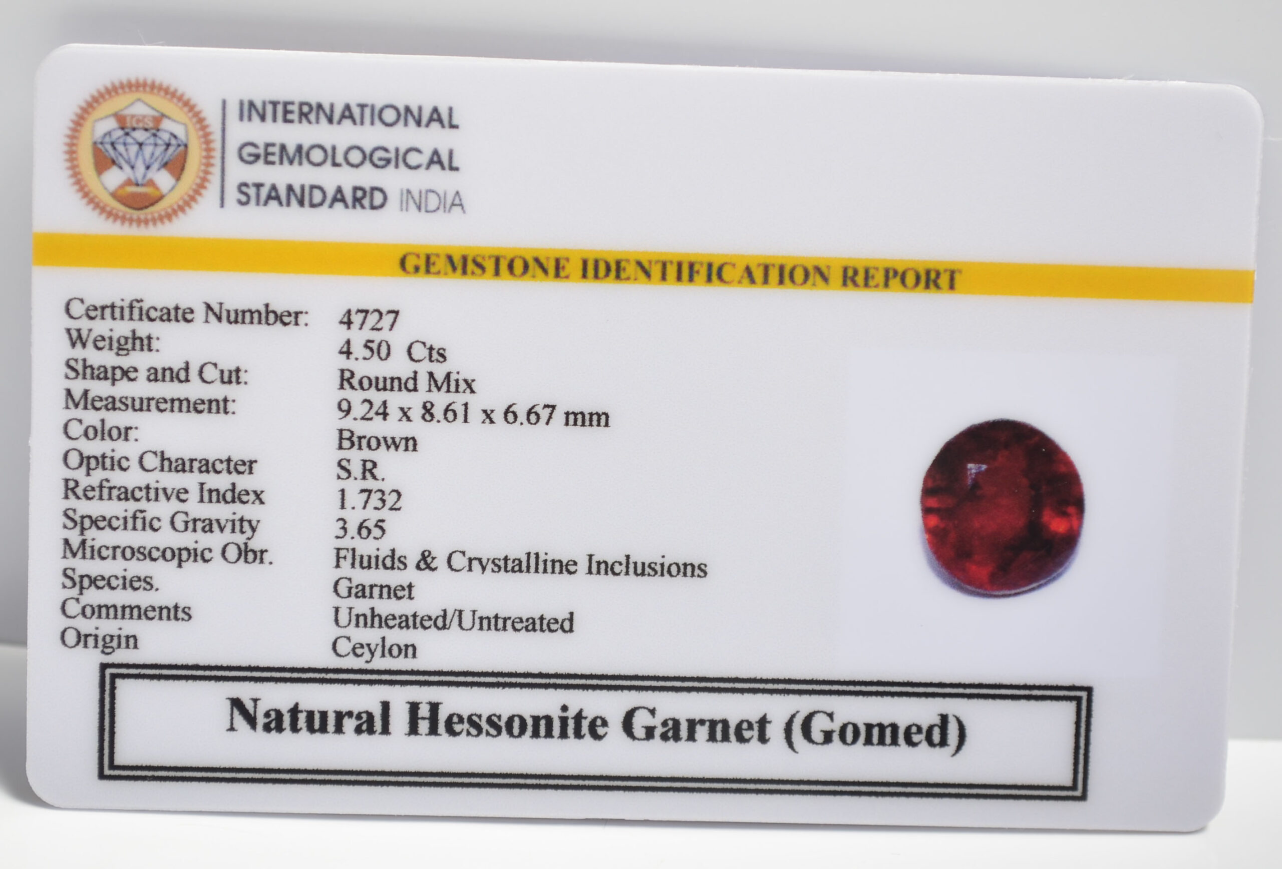 GMD7319 2 1 scaled HESSONITE GOMED 4.5 Ct.