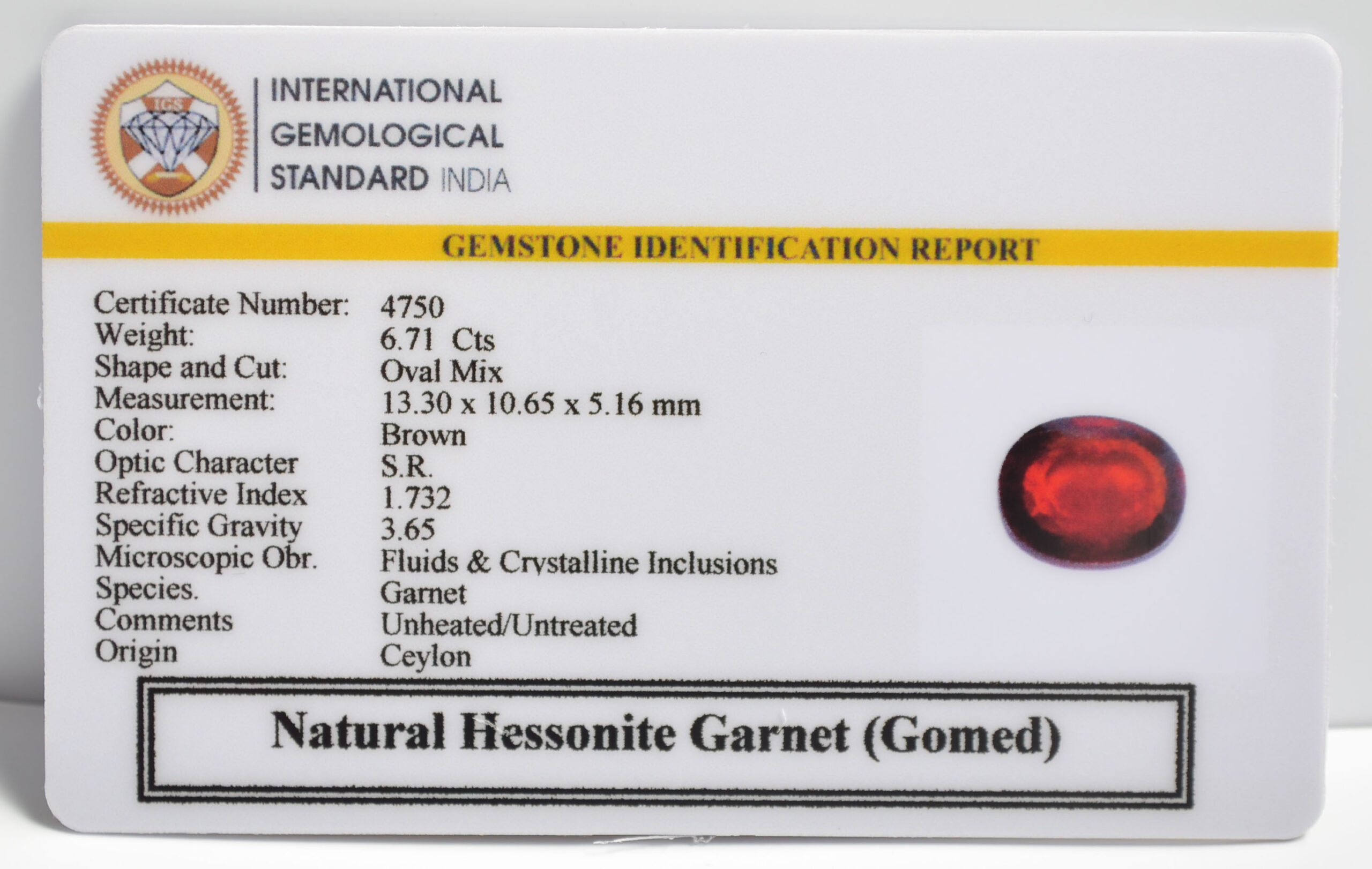 GMD7342 2 1 scaled HESSONITE GOMED 6.71 Ct.