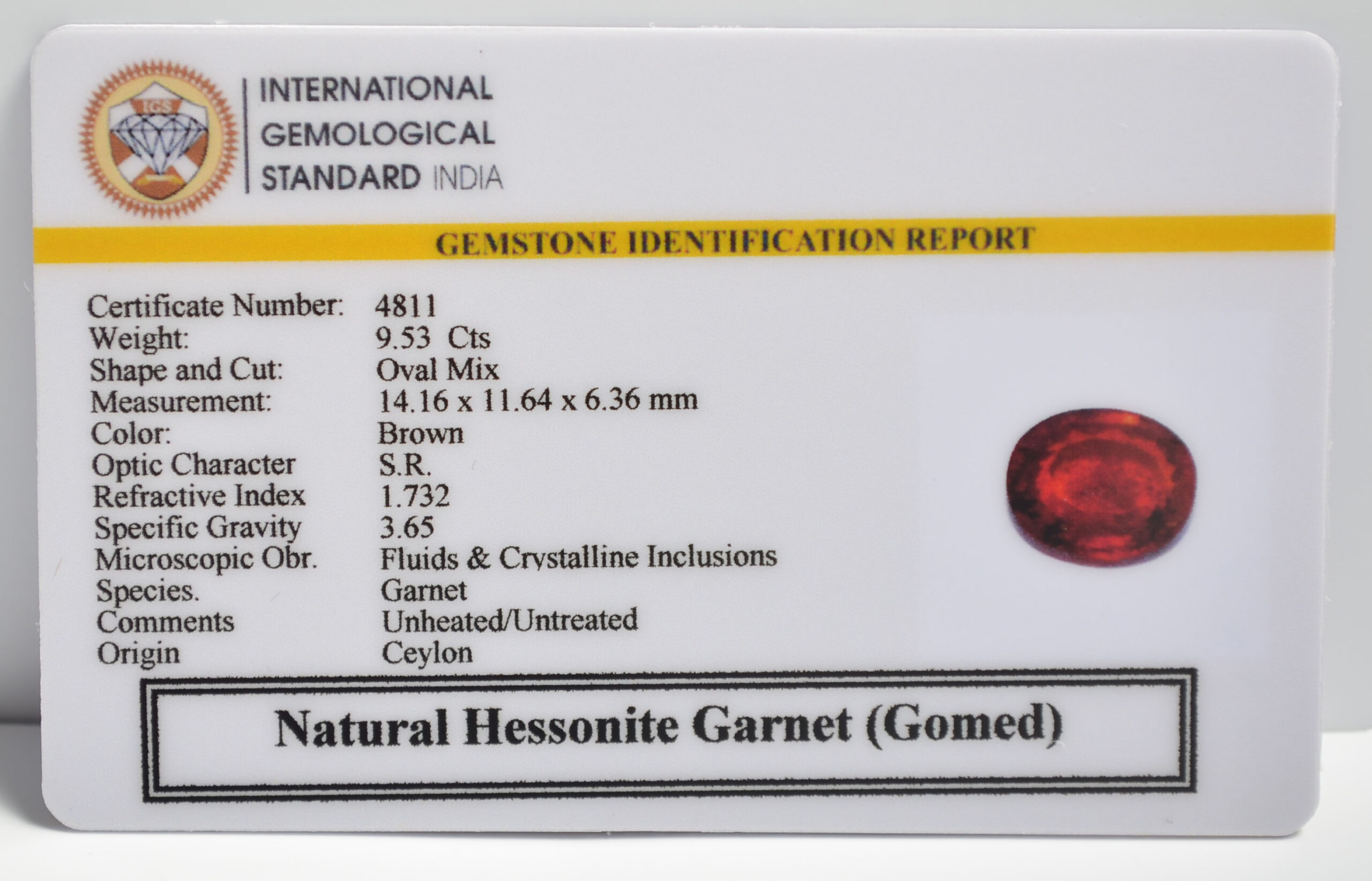 GMD7403 2 1 scaled HESSONITE GOMED 9.53 Ct.