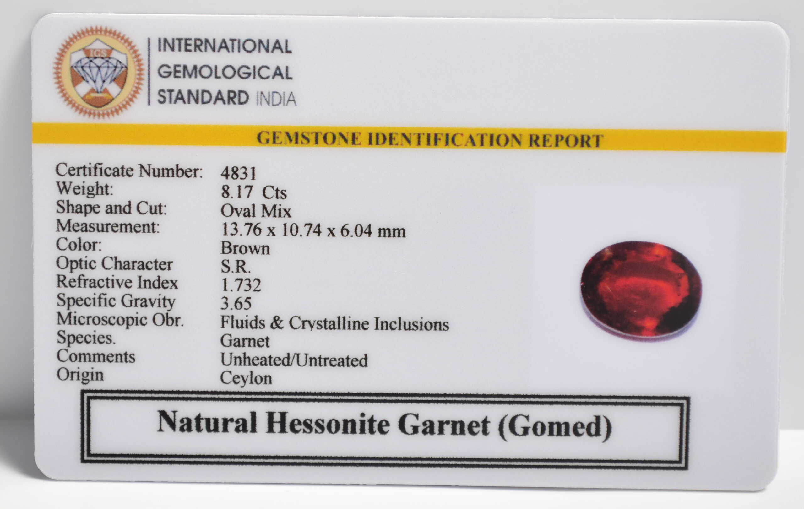 GMD7421 2 1 scaled HESSONITE GOMED 8.17 Ct.