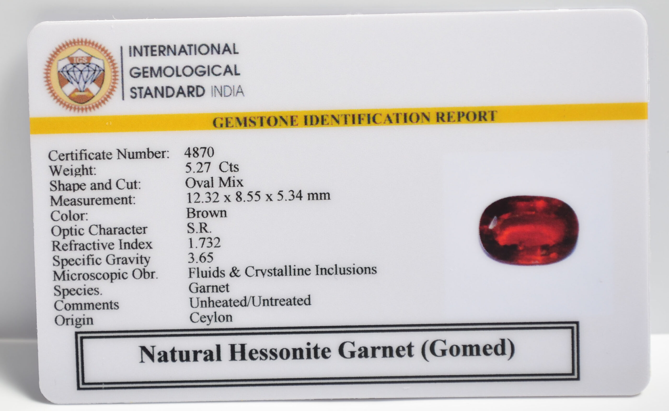 GMD7452 2 1 scaled HESSONITE GOMED 5.27 Ct.