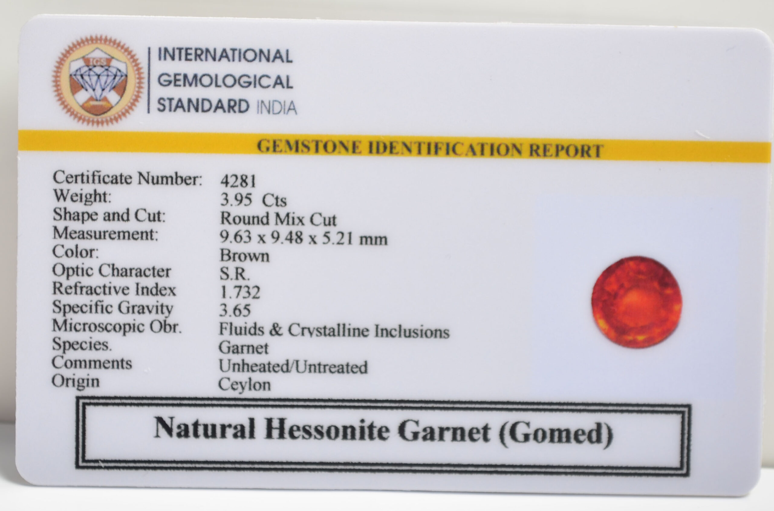 GMDG7088 2 1 scaled HESSONITE GOMED 3.95 Ct.