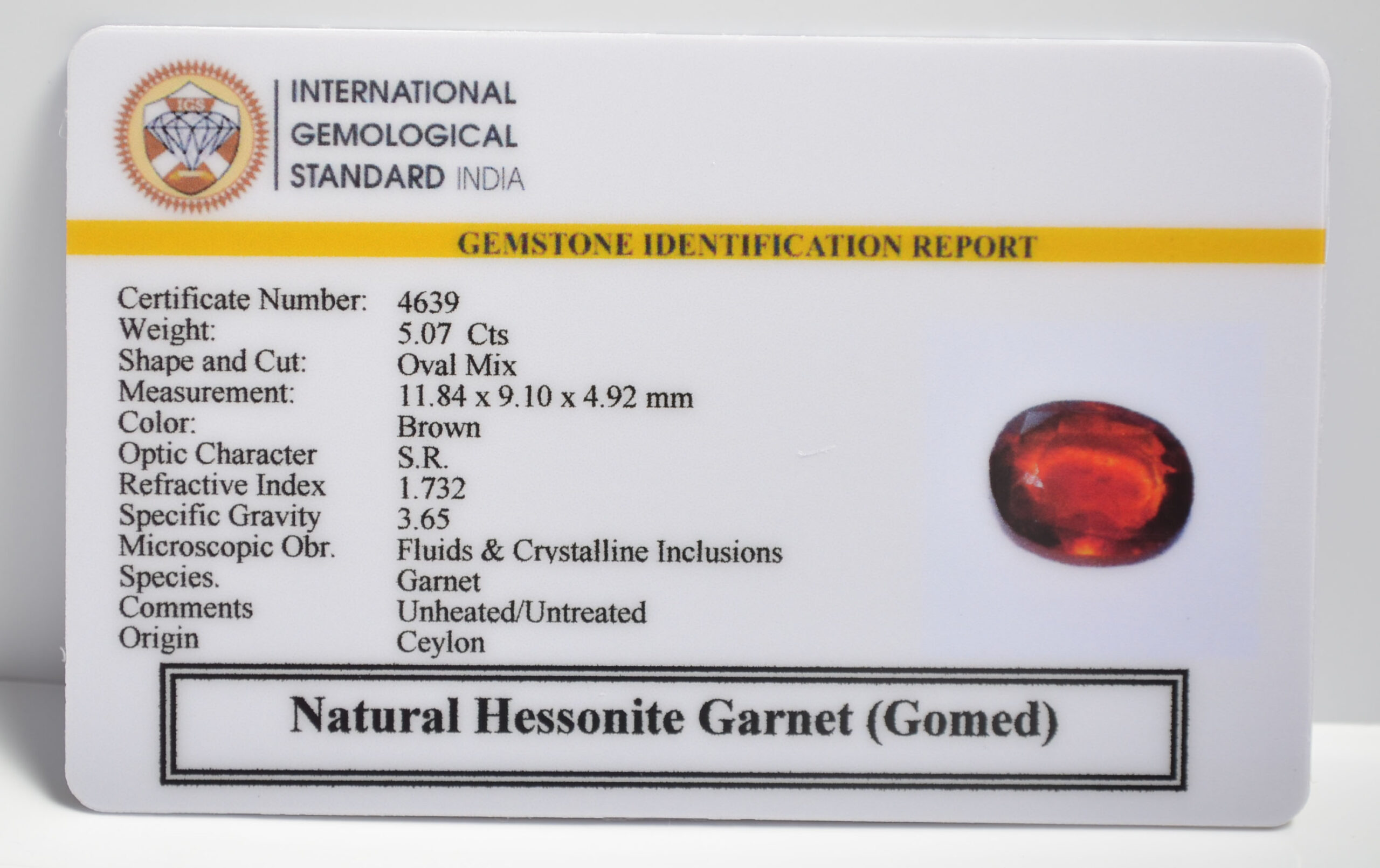 HESSONITE GOMED 5.07 Ct. 3 GMDG7111 2 1 scaled HESSONITE GOMED 5.07 Ct.
