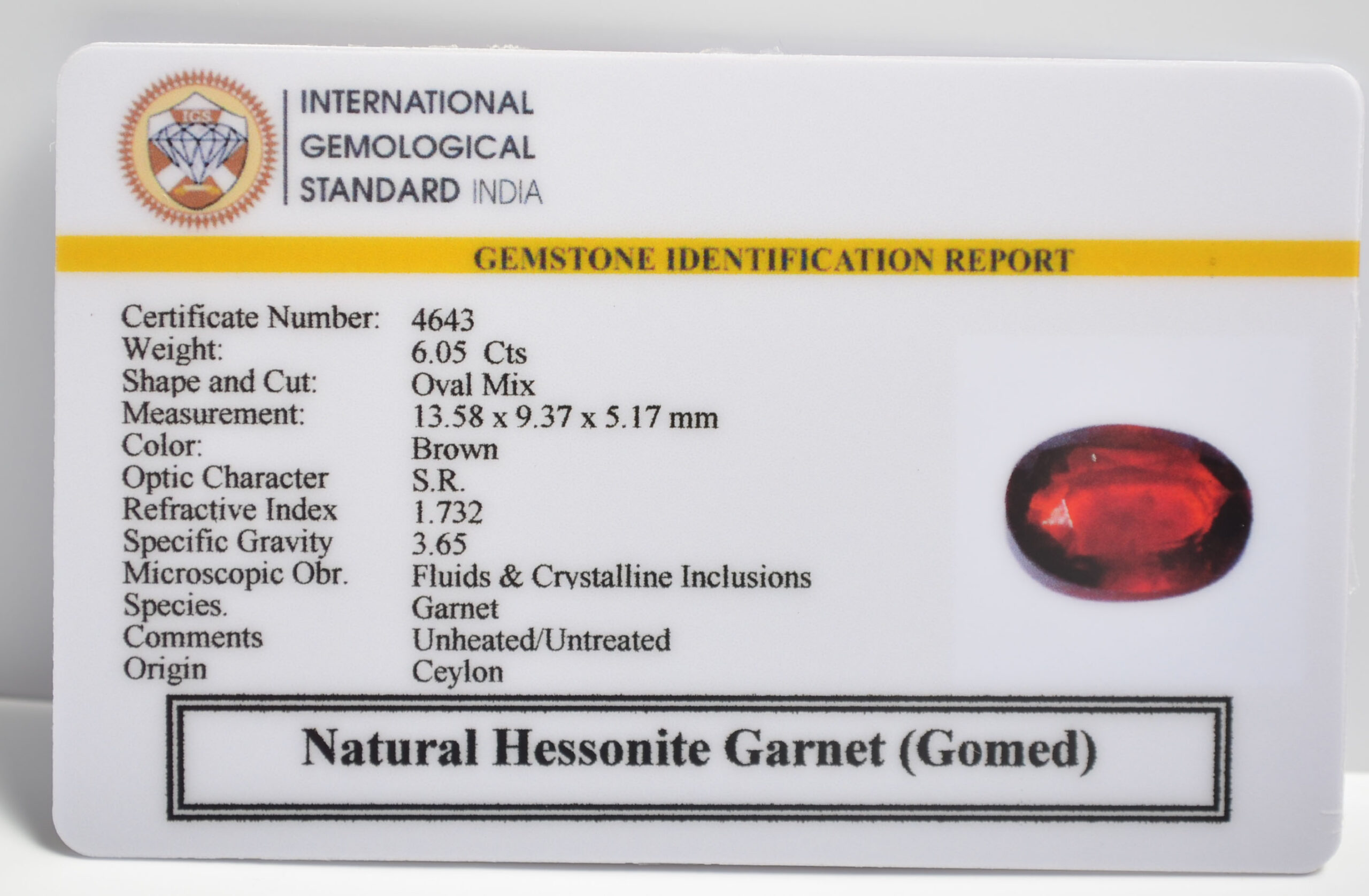 GMDG7113 2 1 scaled HESSONITE GOMED 6.05 Ct.