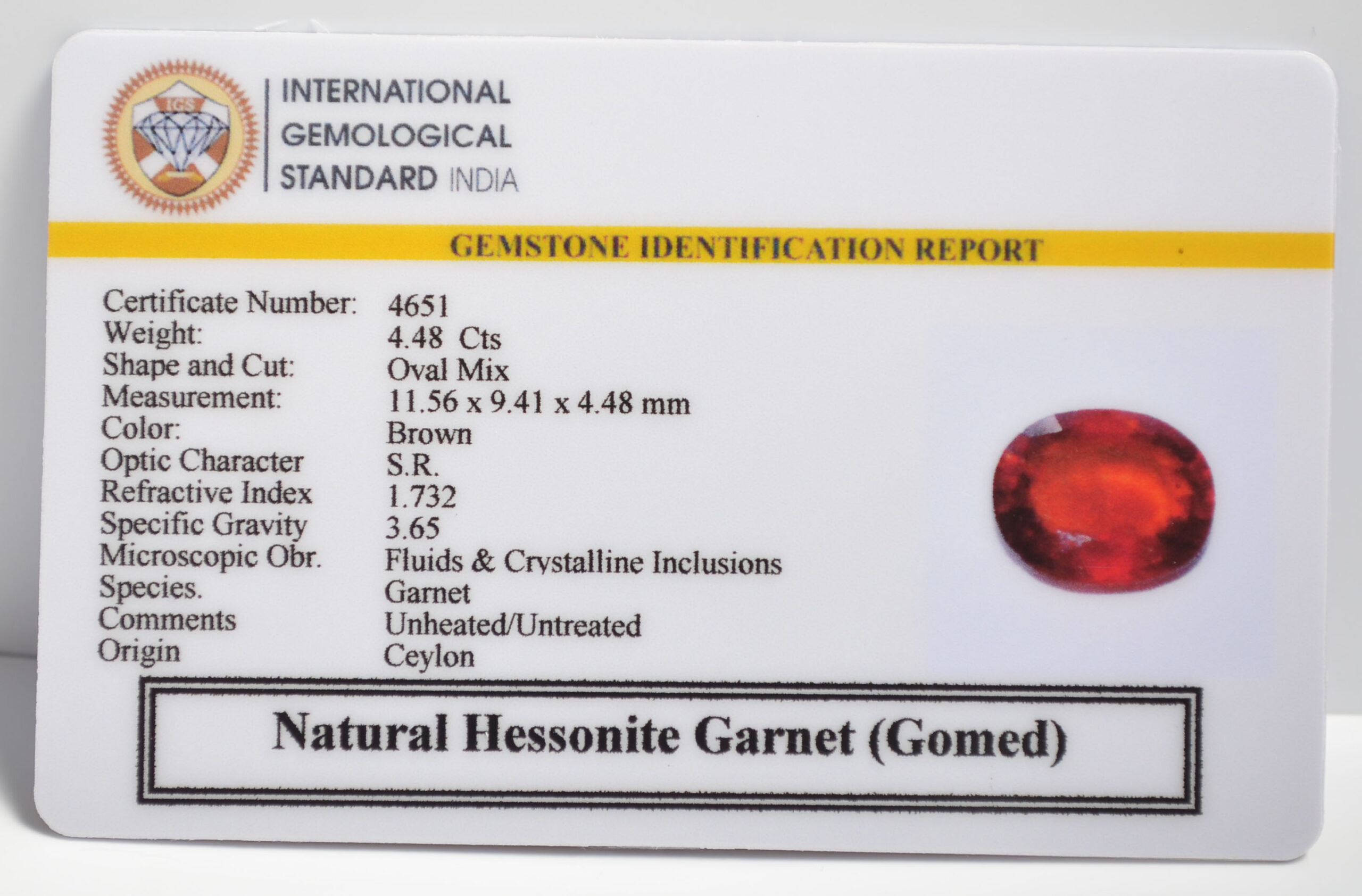 GMDG7121 2 1 scaled HESSONITE GOMED 4.48 Ct.