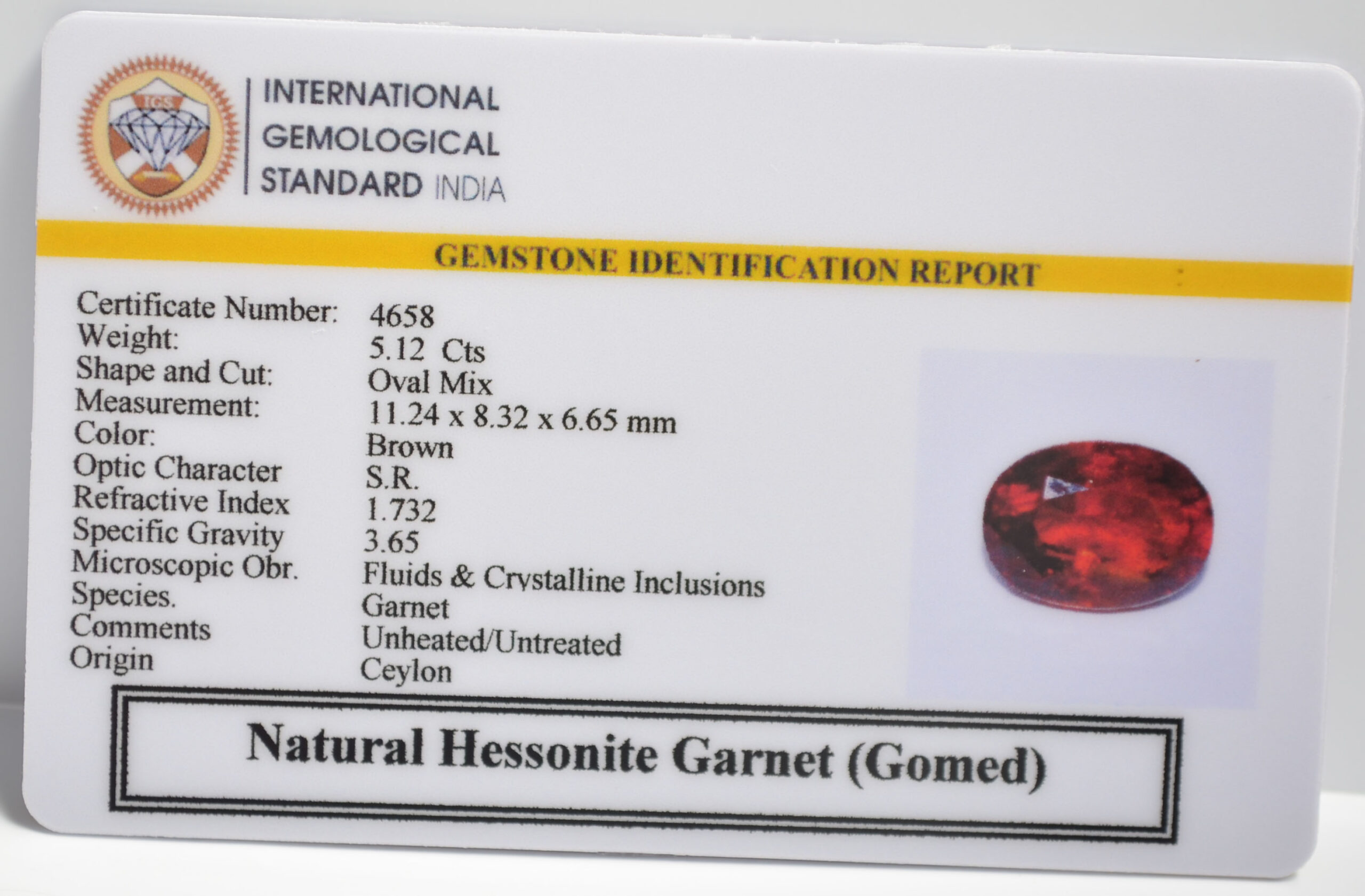 GMDG7125 2 1 scaled HESSONITE GOMED 5.12 Ct.